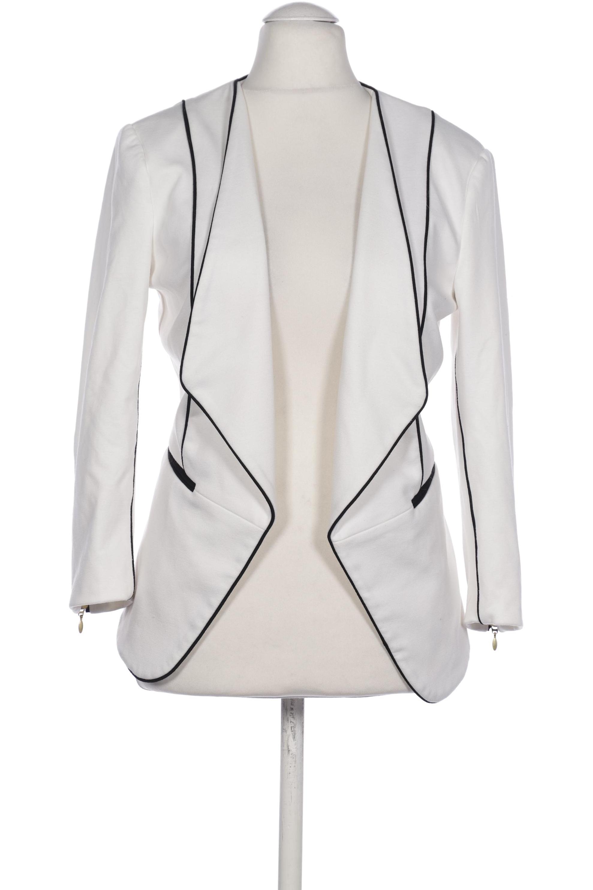 

H&M Damen Blazer, weiß, Gr. 38