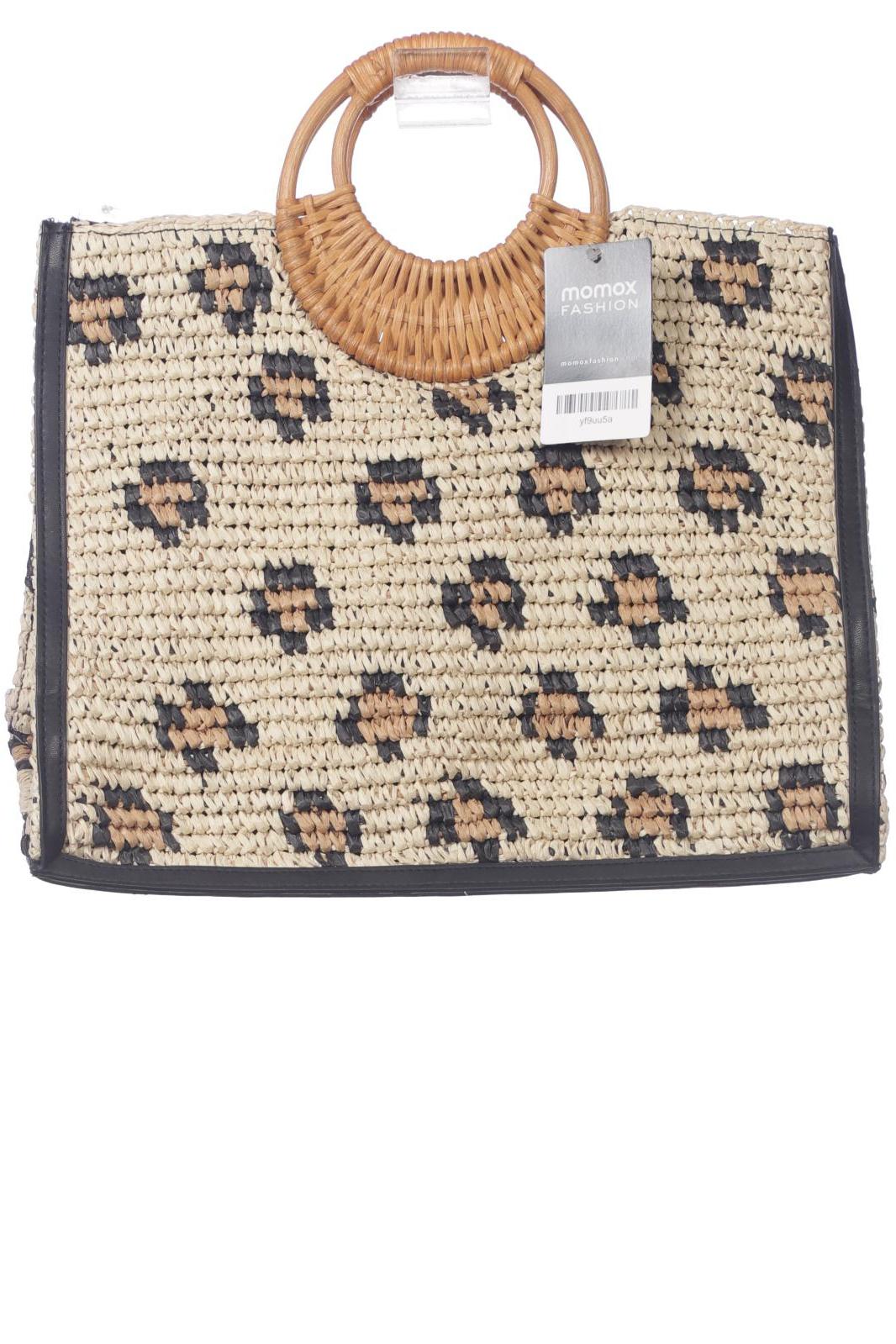 

H&M Damen Handtasche, beige, Gr.