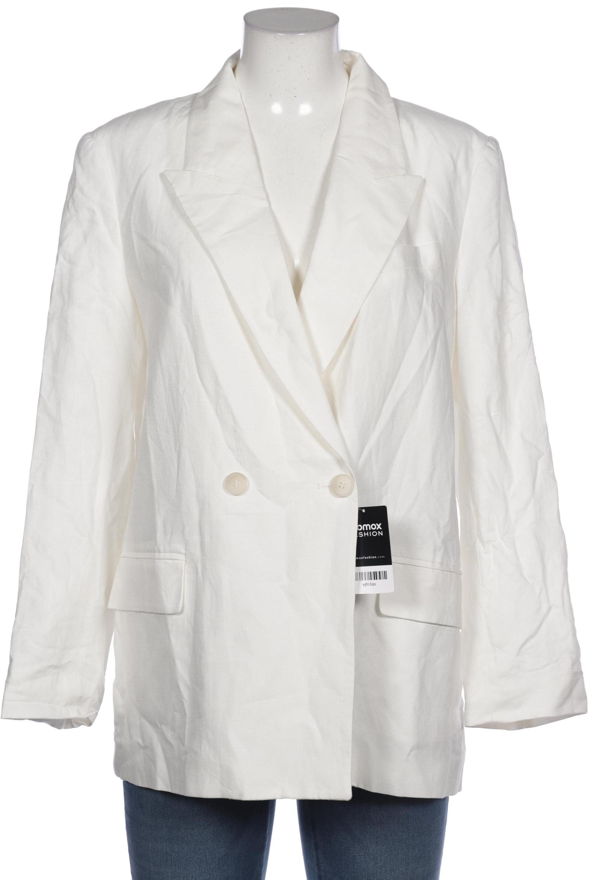 

H&M Damen Blazer, weiß, Gr. 38