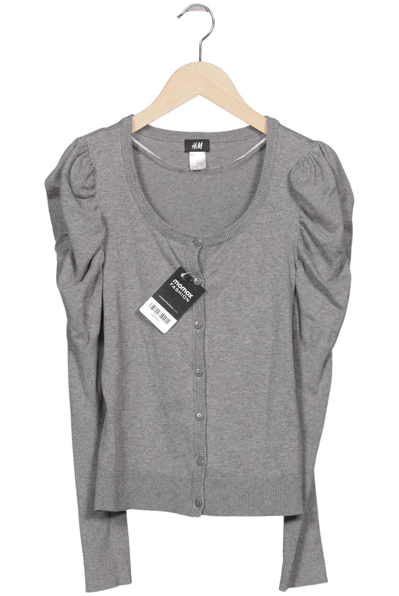 

H&M Damen Strickjacke, grau, Gr. 36