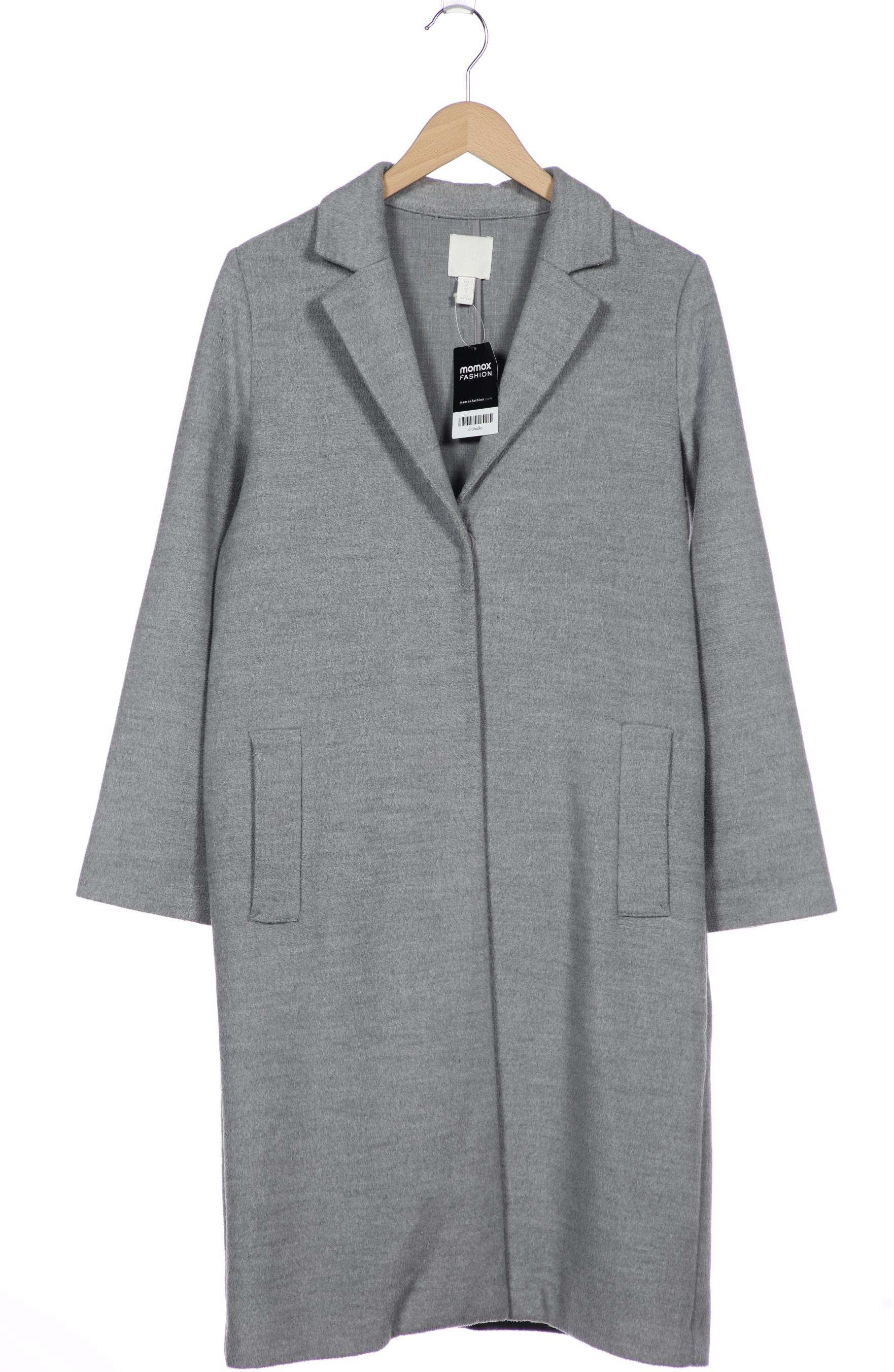 

H&M Damen Mantel, grau, Gr. 36