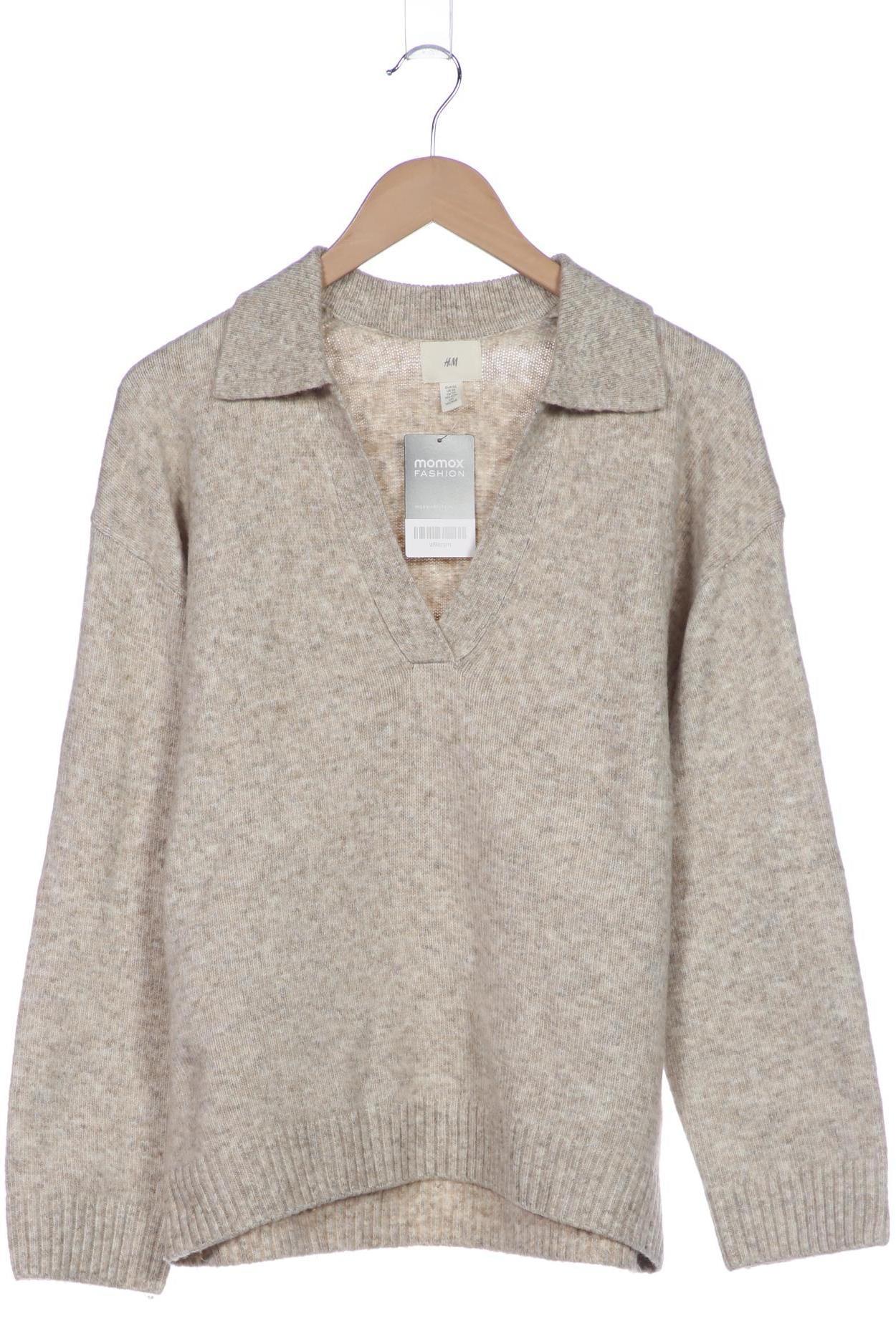 

H&M Damen Pullover, beige, Gr. 34