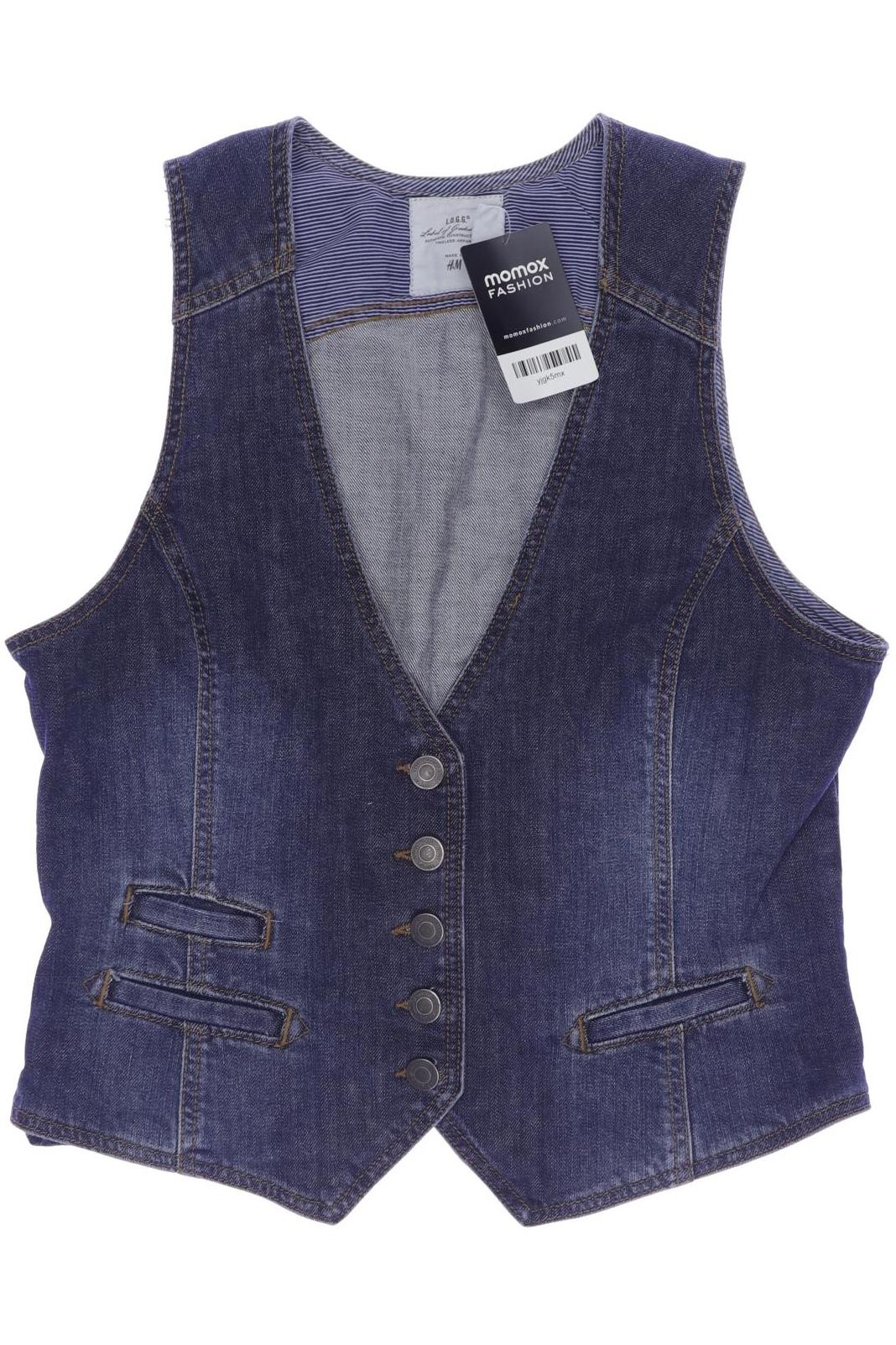 

H&M Damen Weste, blau, Gr. 42