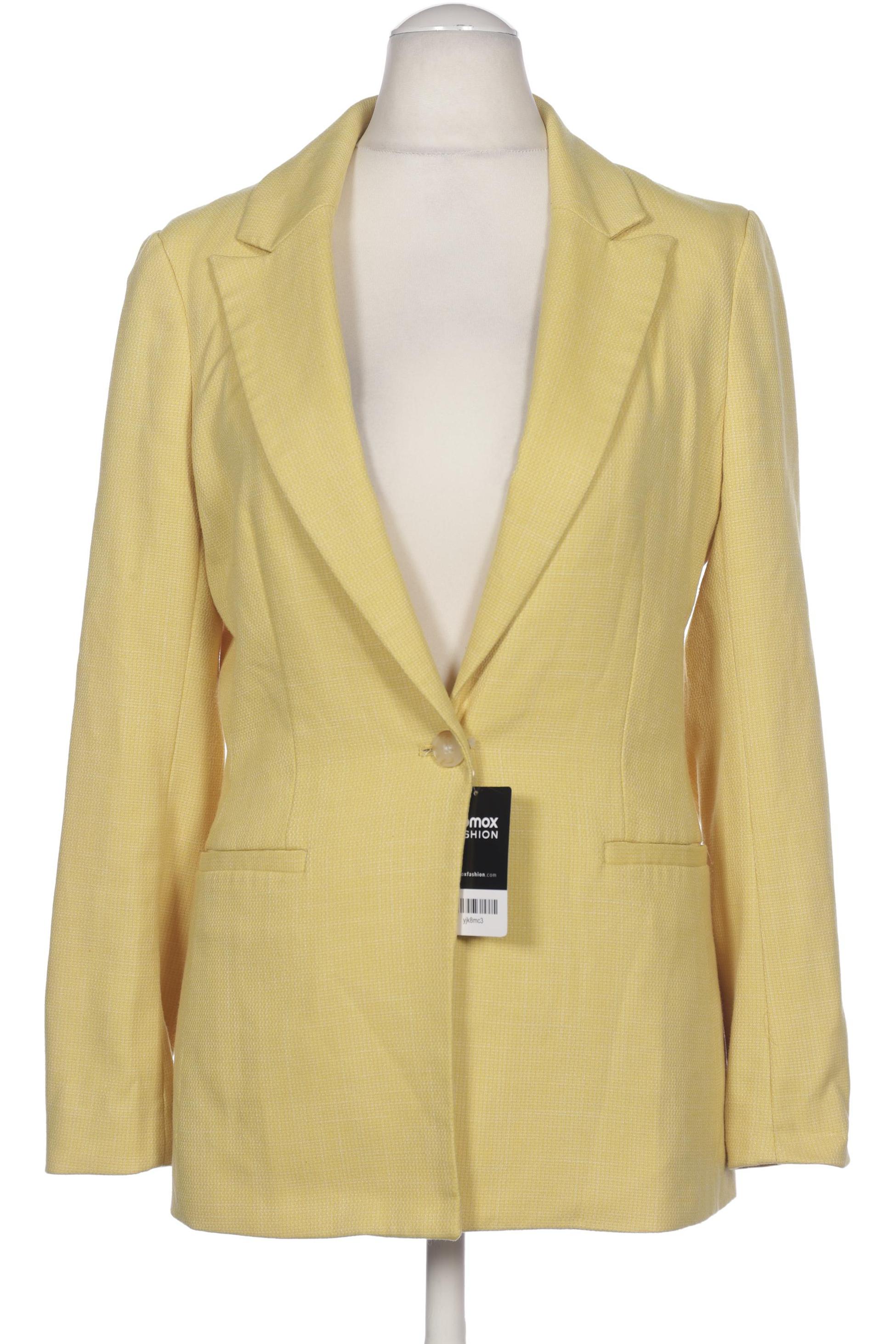 

H&M Damen Blazer, gelb, Gr. 38