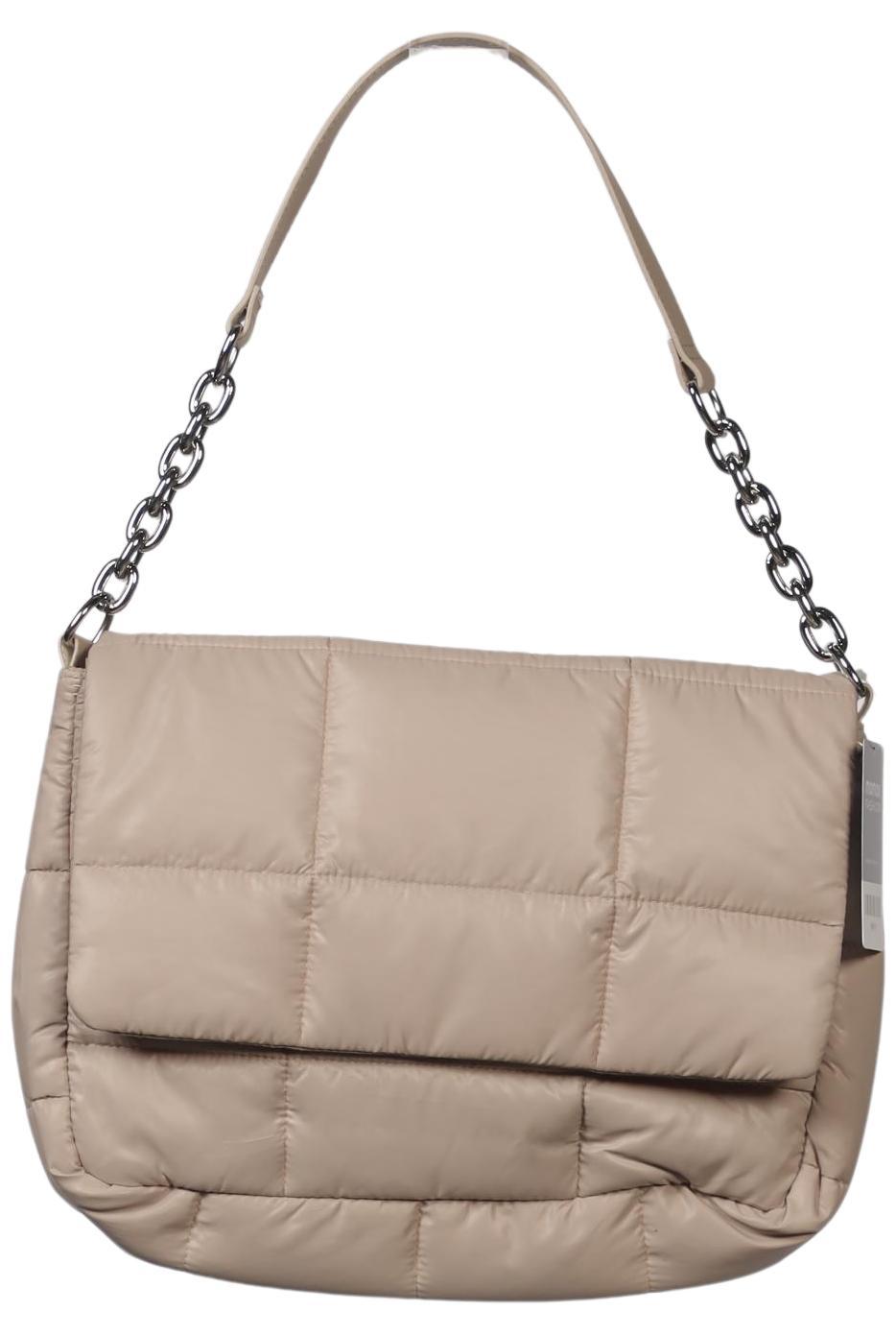 

H&M Damen Handtasche, beige, Gr.