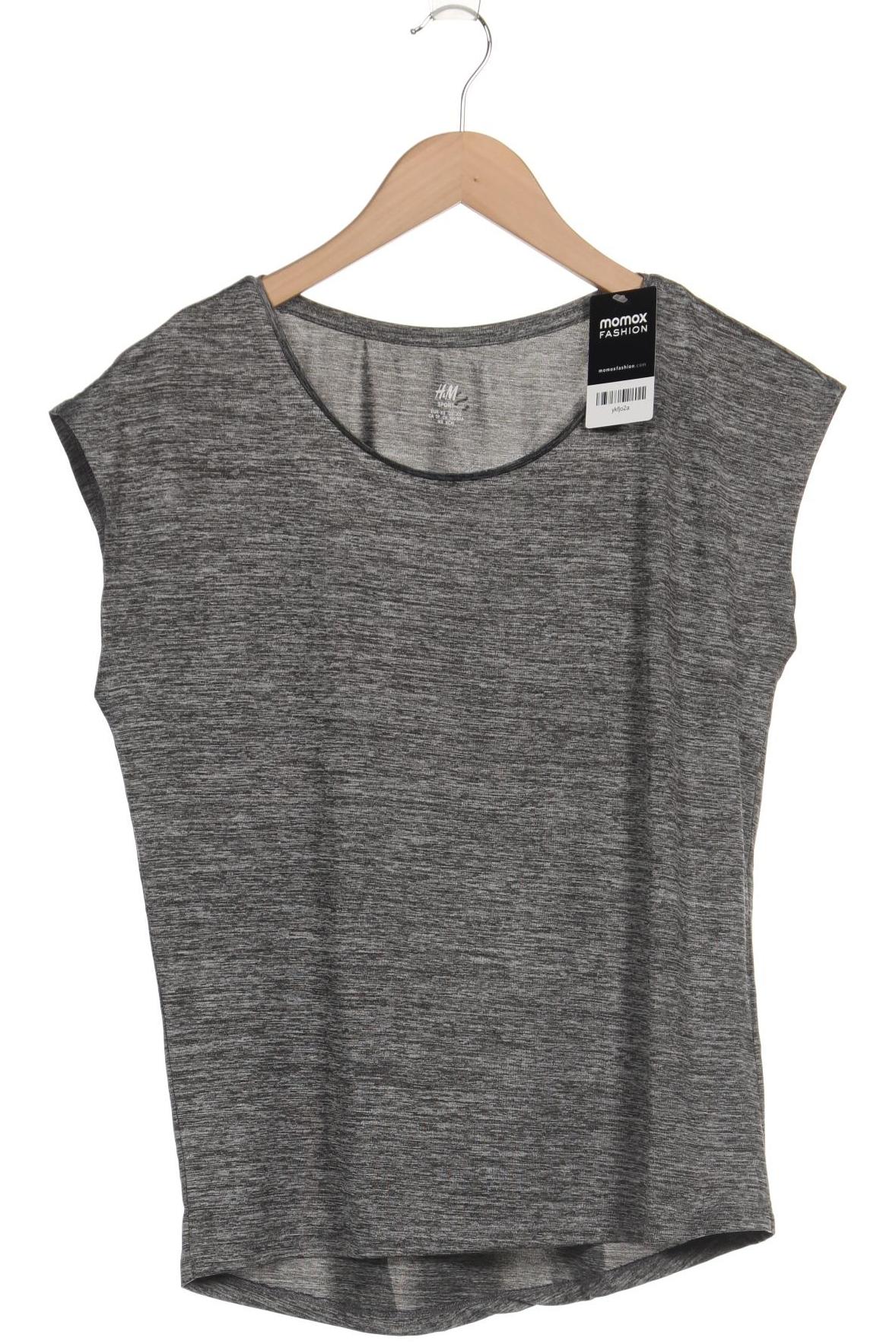 

H&M Damen T-Shirt, grau, Gr. 34