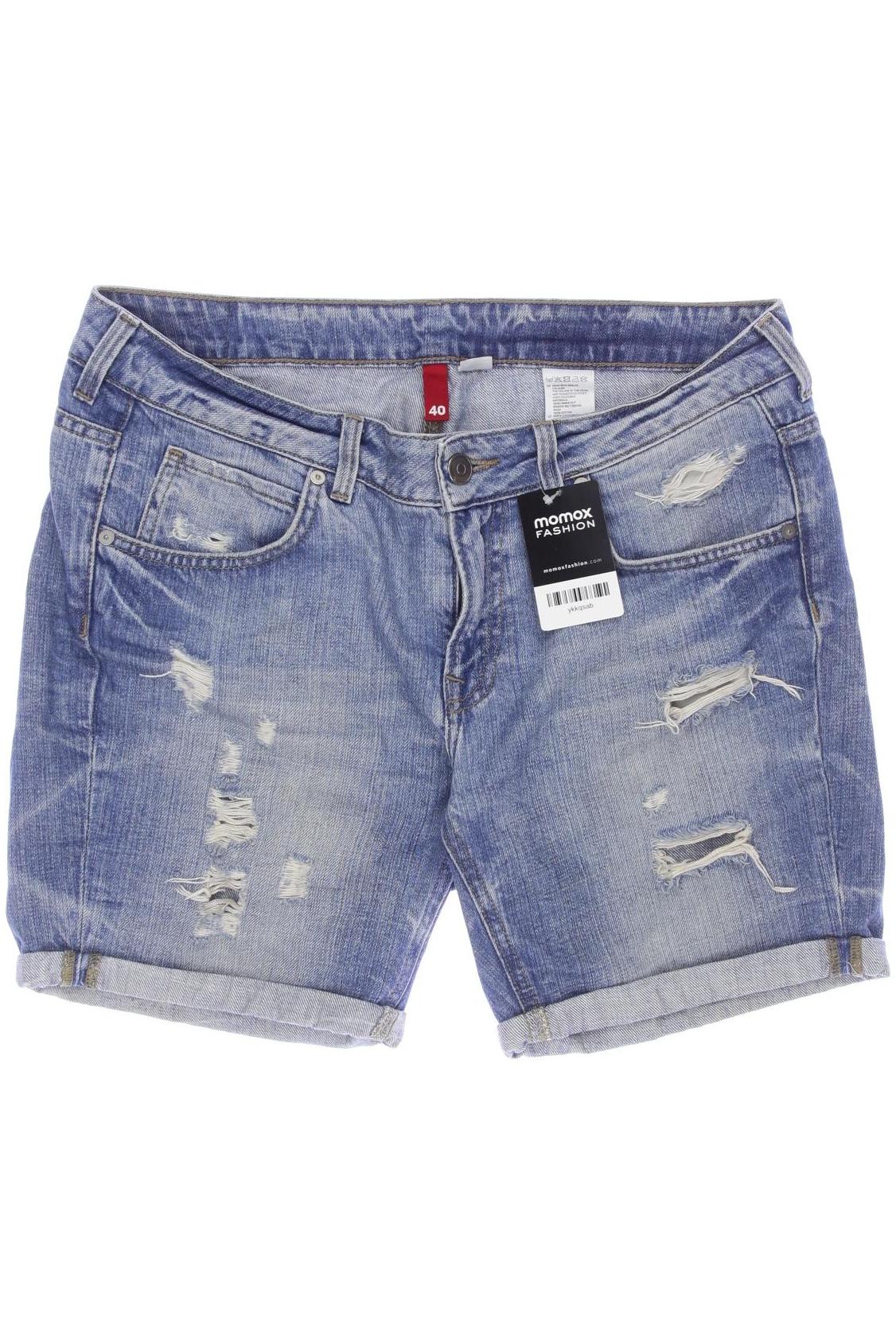 

H&M Damen Shorts, blau, Gr. 40
