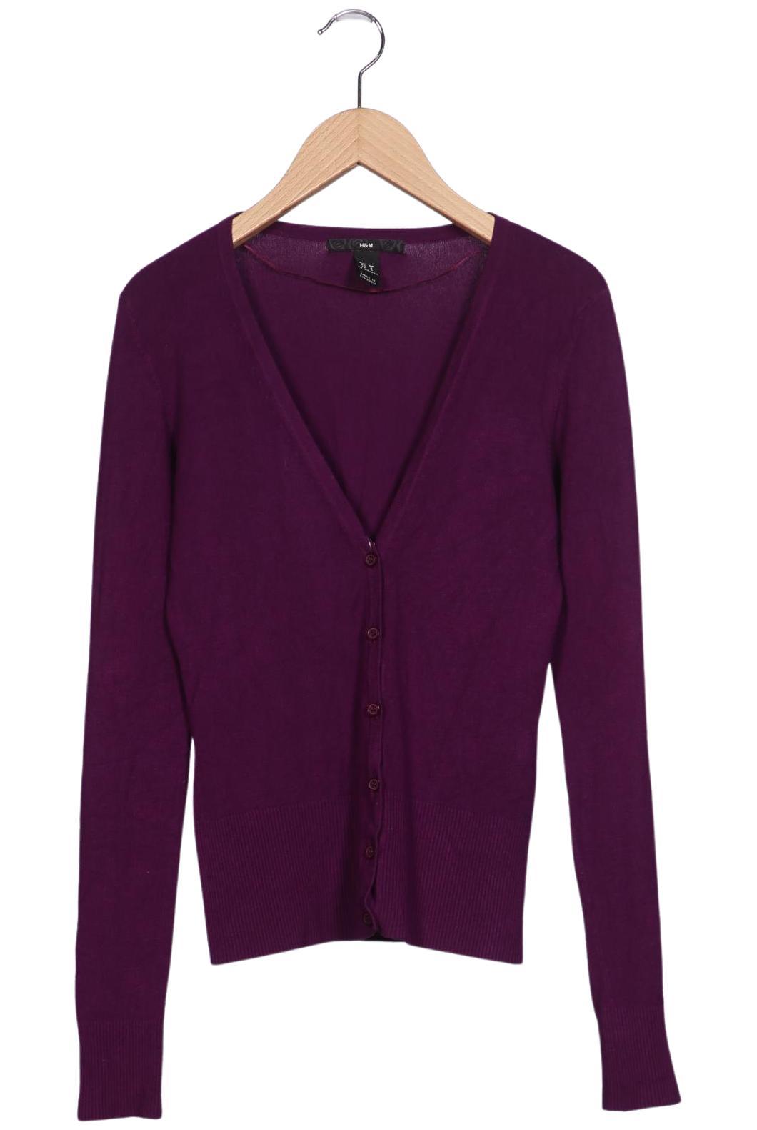 

H&M Damen Strickjacke, flieder, Gr. 34