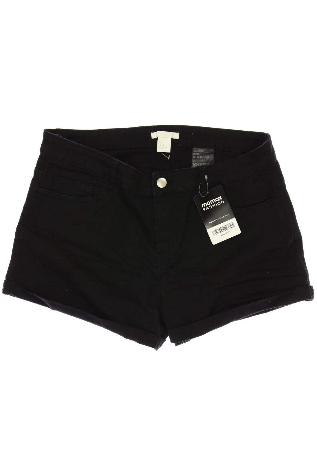 

H&M Damen Shorts, schwarz, Gr. 40