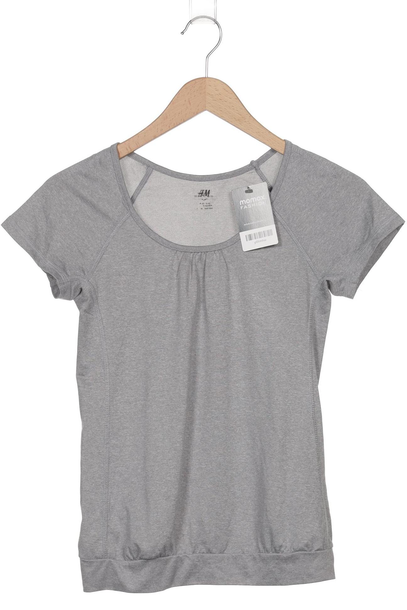 

H&M Damen T-Shirt, grau, Gr. 34