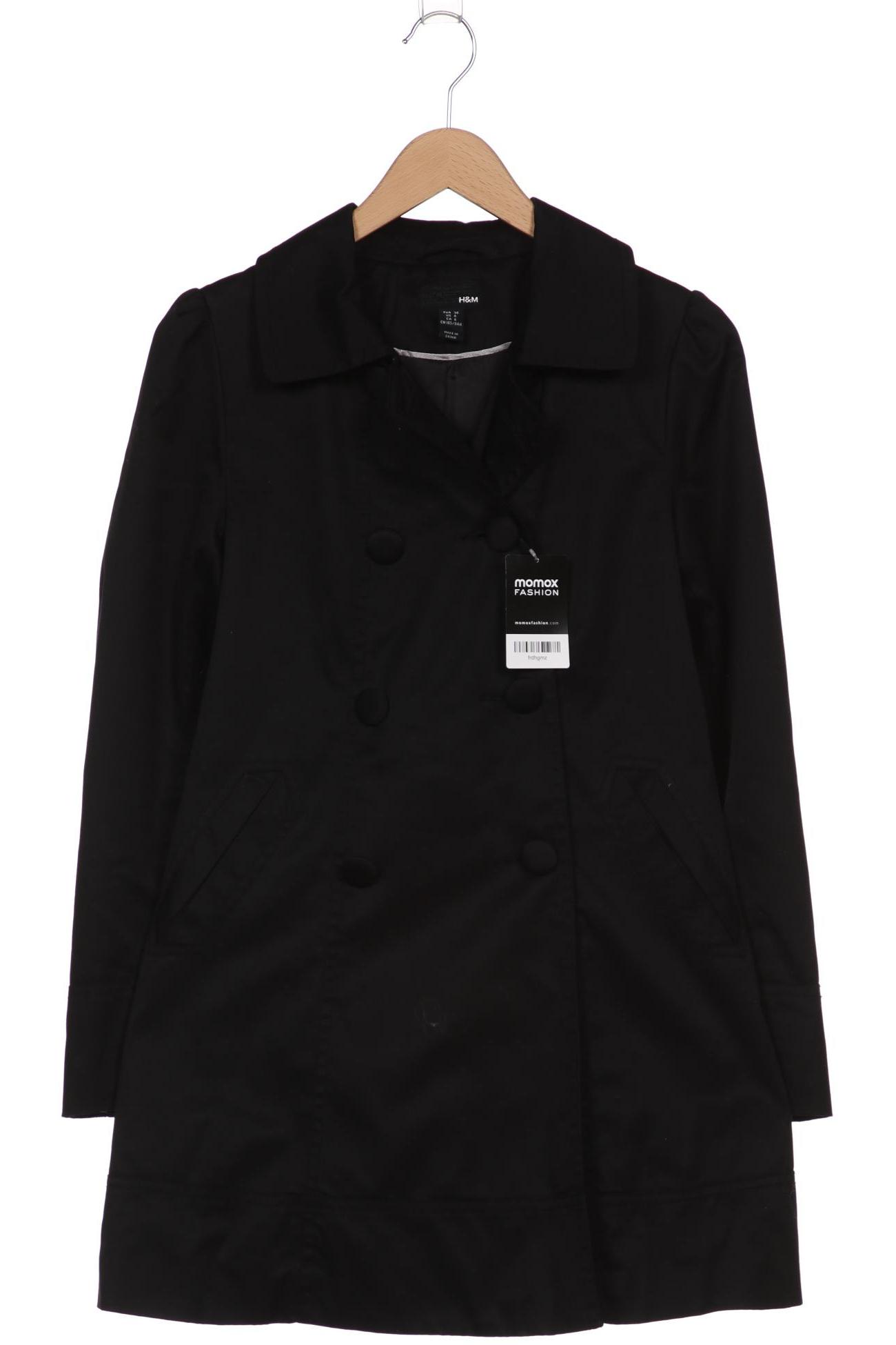 

H&M Damen Mantel, schwarz, Gr. 36