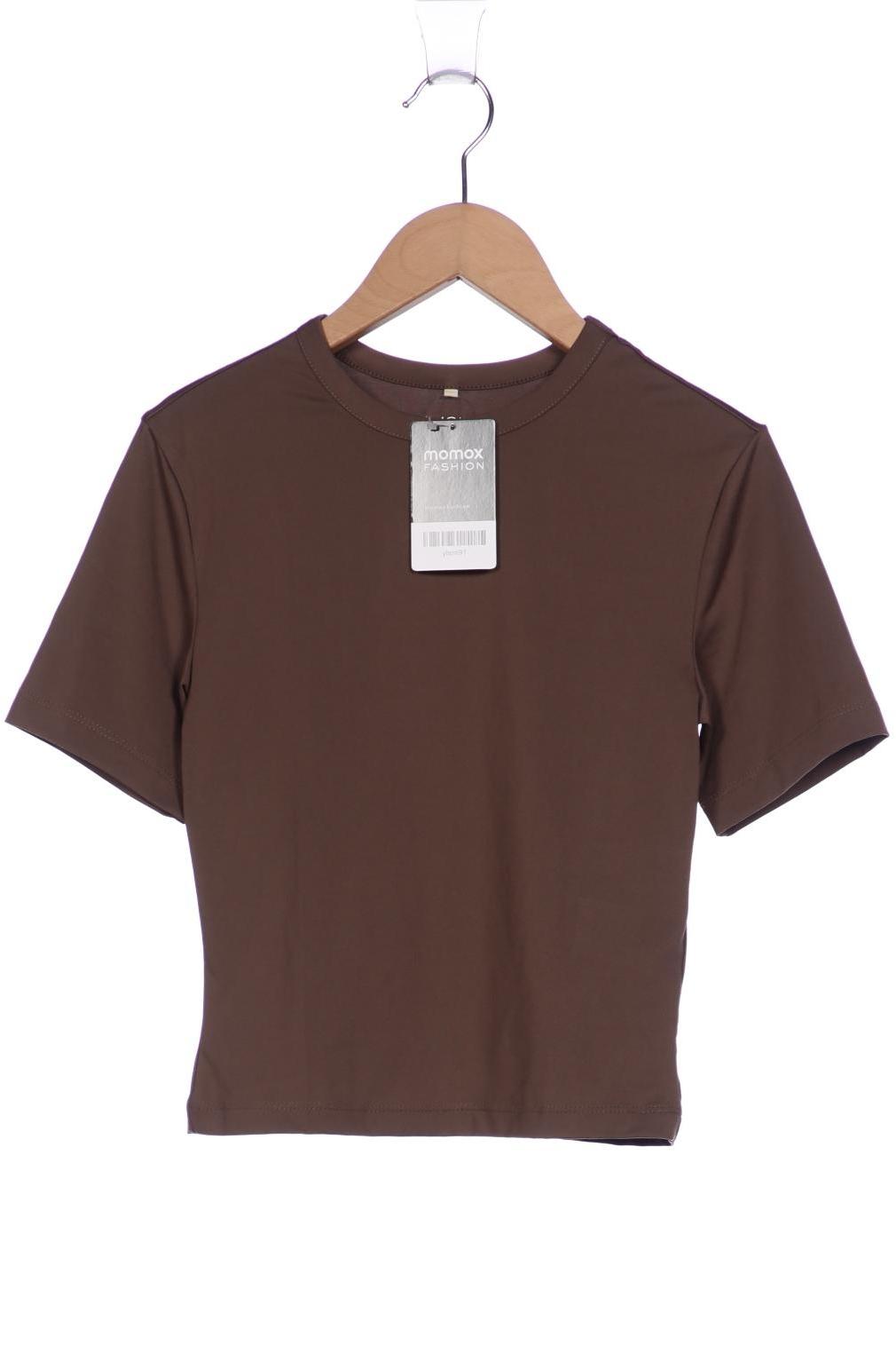 

H&M Damen T-Shirt, braun, Gr. 36