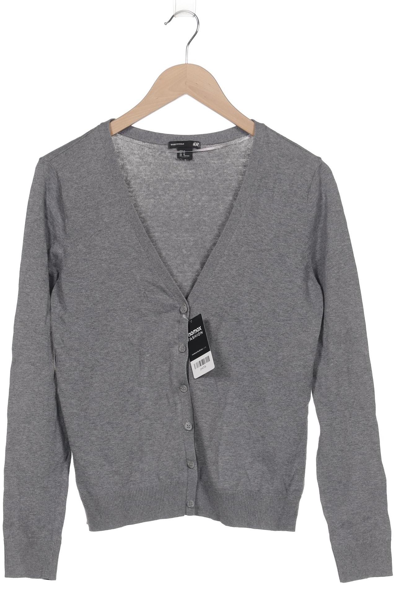 

H&M Damen Strickjacke, grau, Gr. 38