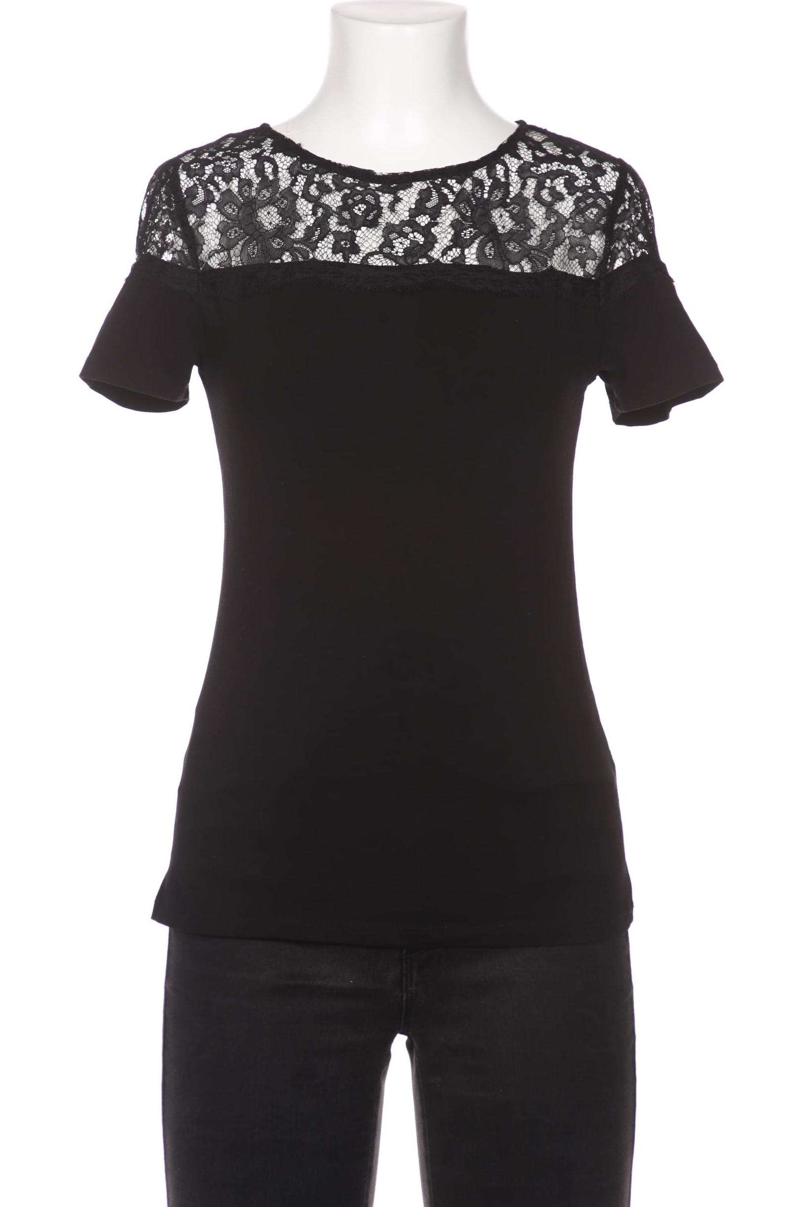 

H&M Damen T-Shirt, schwarz, Gr. 36