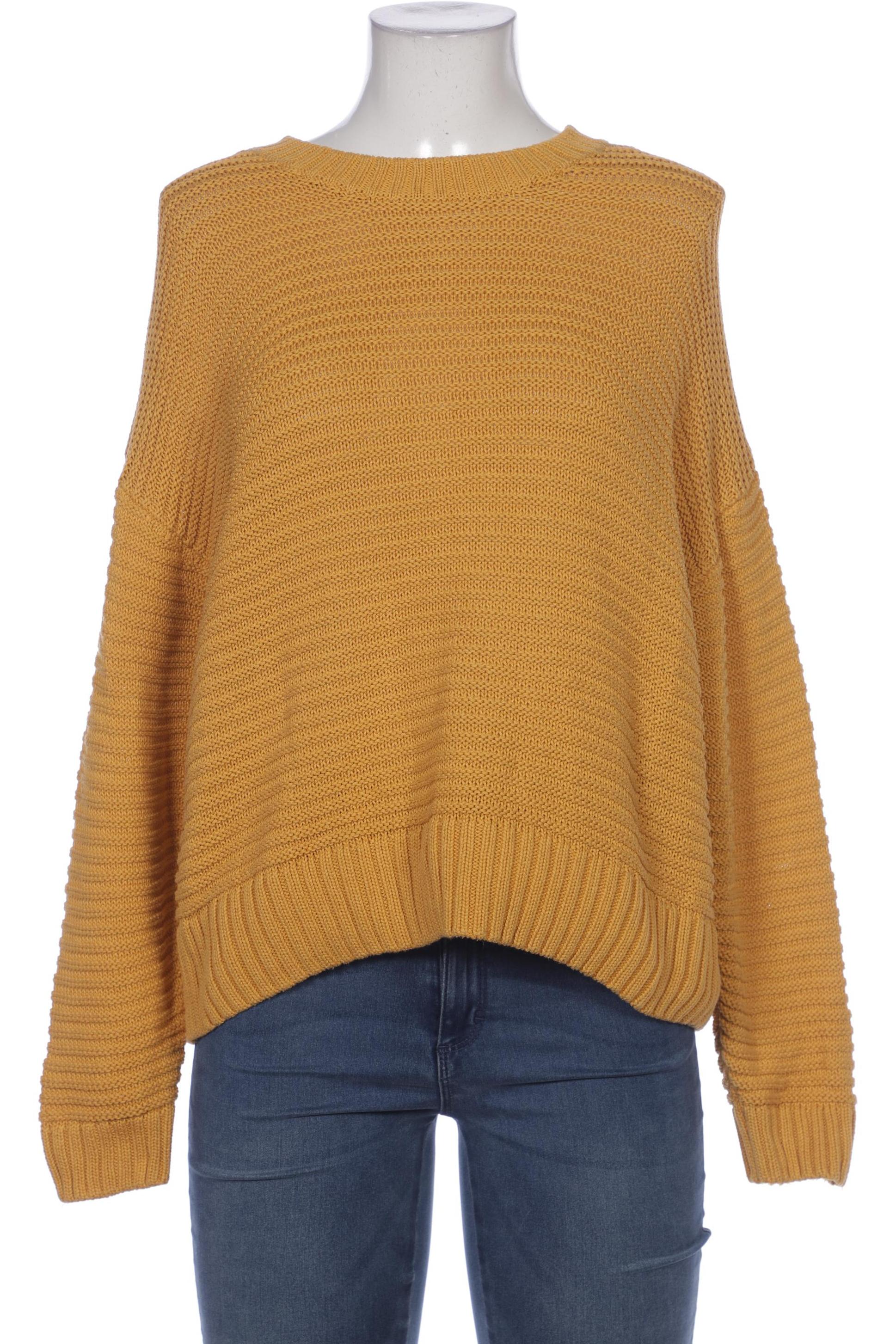 

H&M Damen Pullover, gelb, Gr. 42