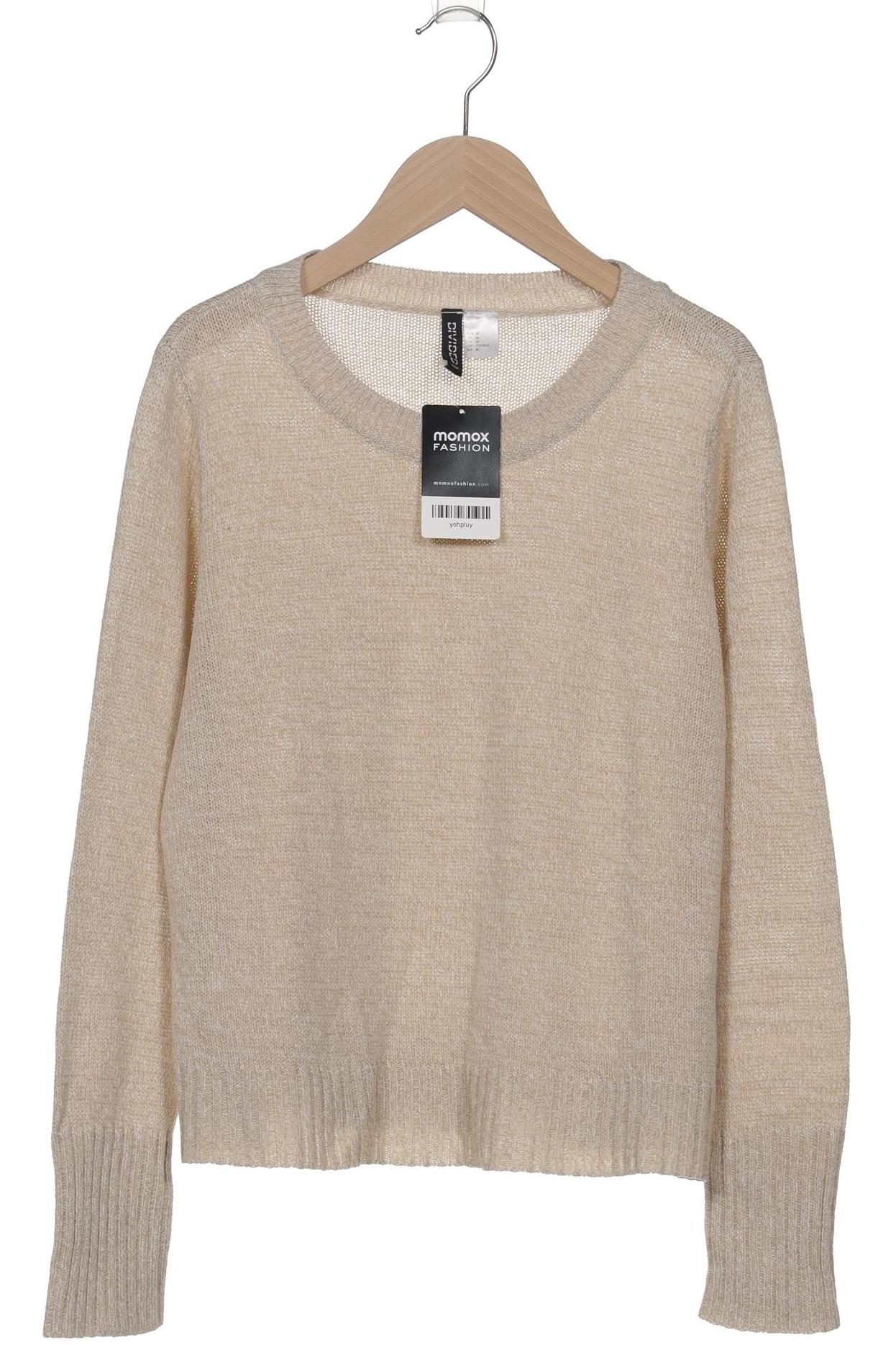 

H&M Damen Pullover, cremeweiß, Gr. 38