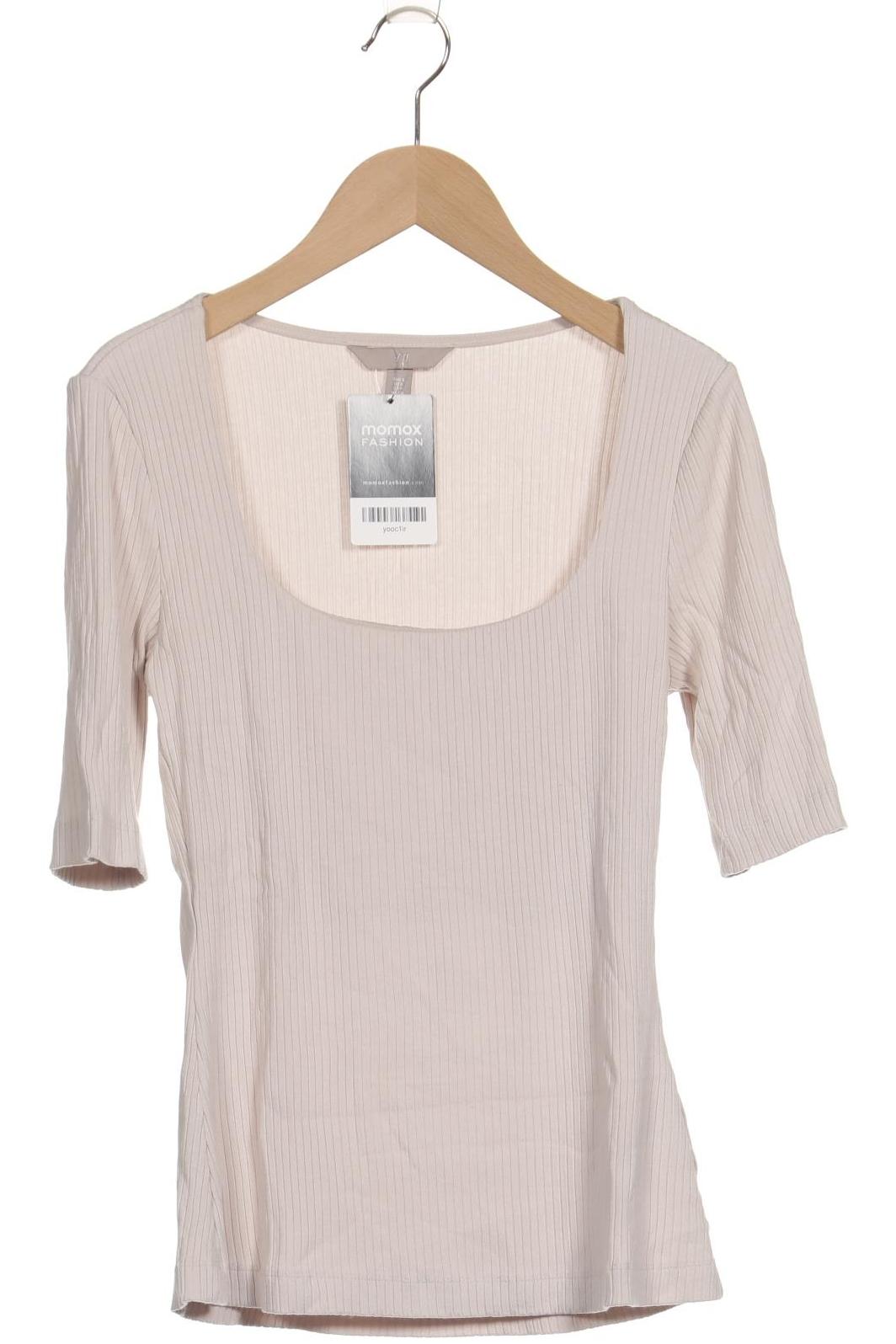 

H&M Damen T-Shirt, cremeweiß, Gr. 36