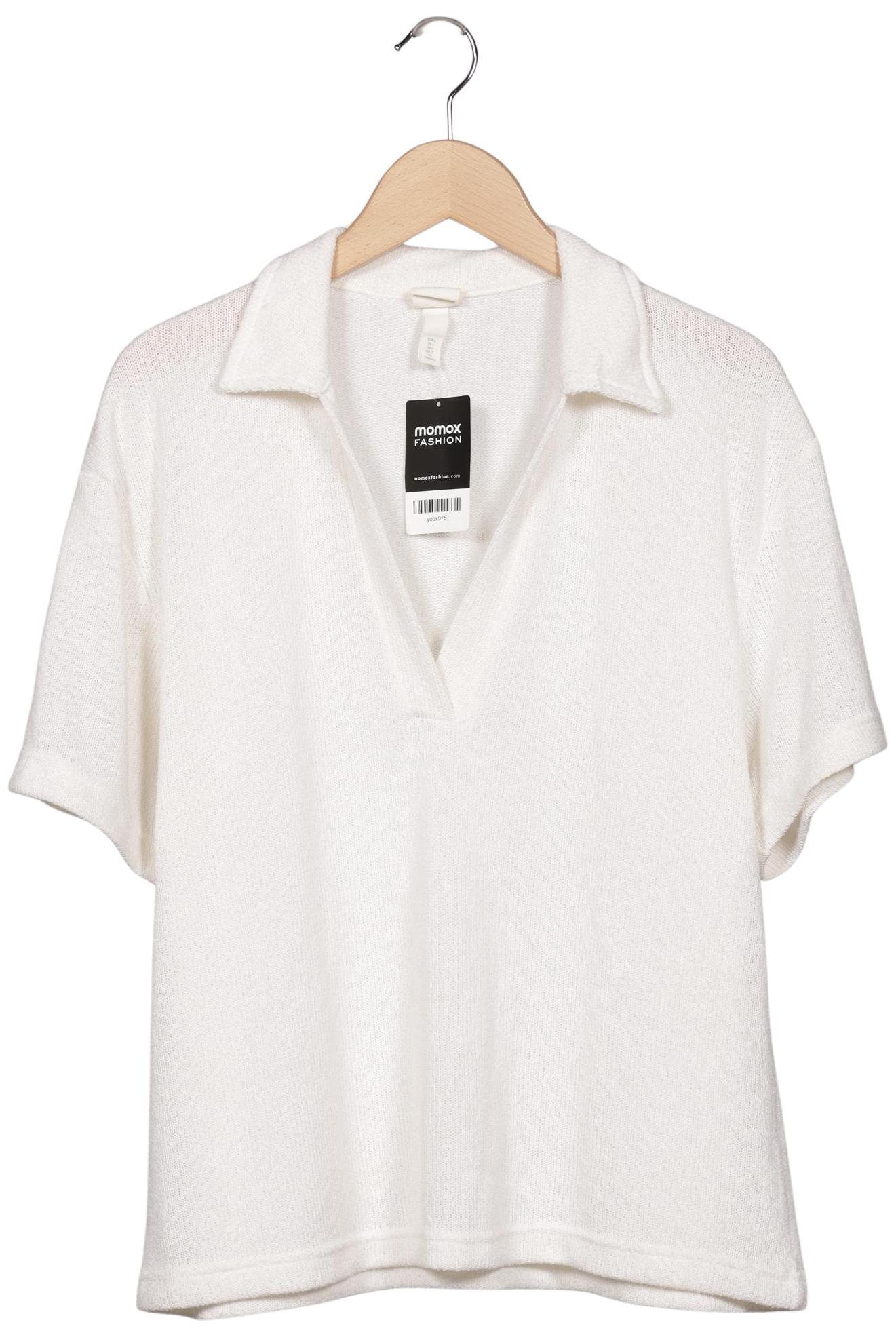 

H&M Damen Pullover, weiß, Gr. 42