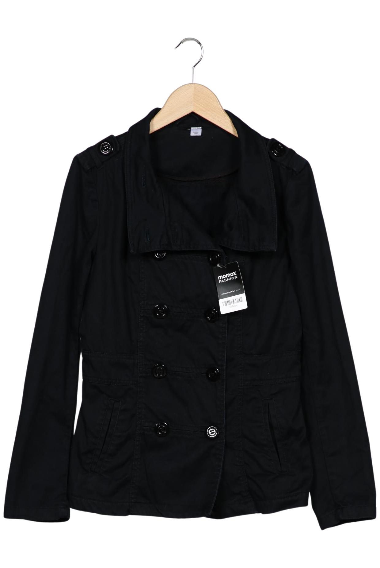 

H&M Damen Jacke, schwarz, Gr. 42