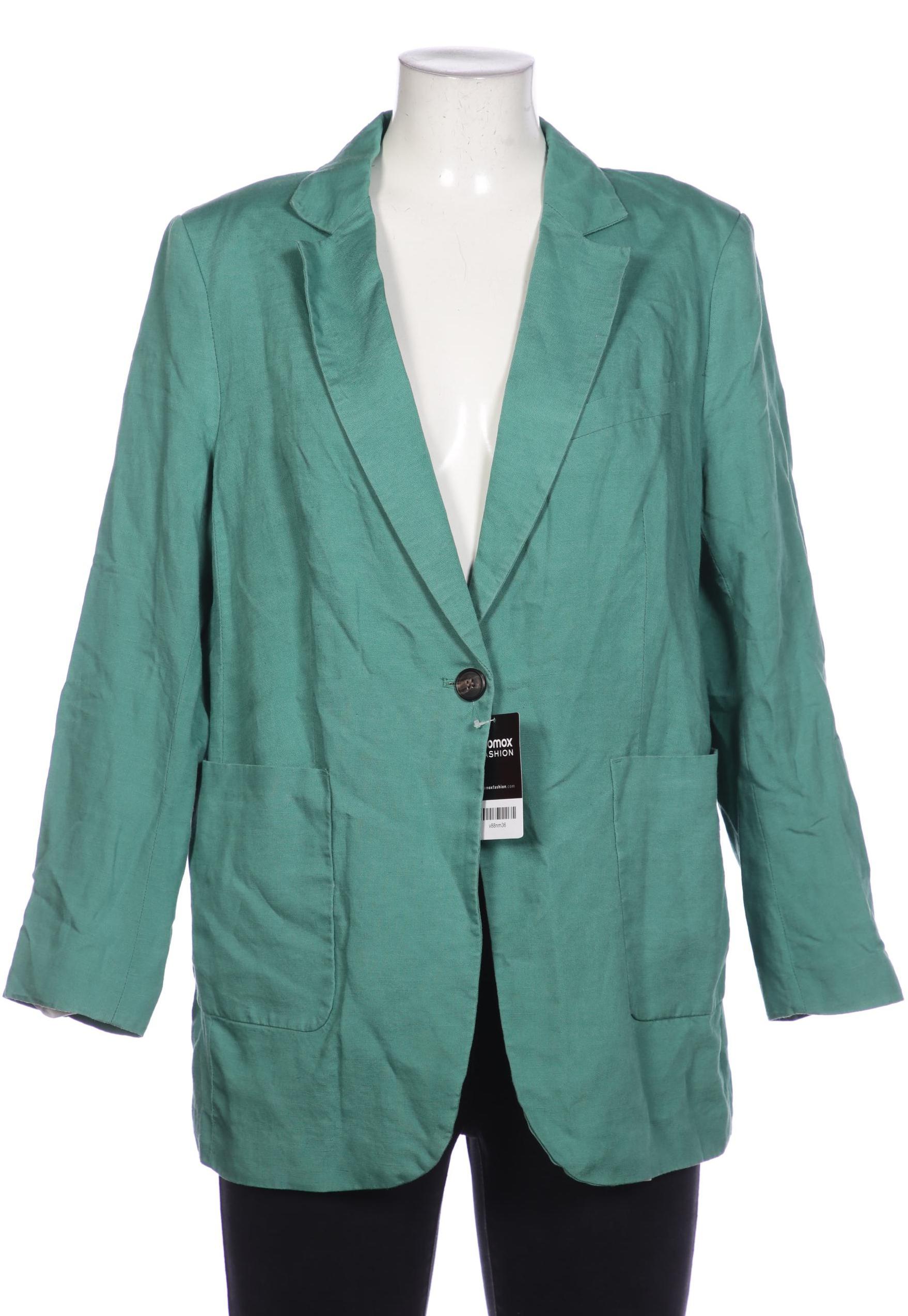 

H&M Damen Blazer, grün, Gr. 42