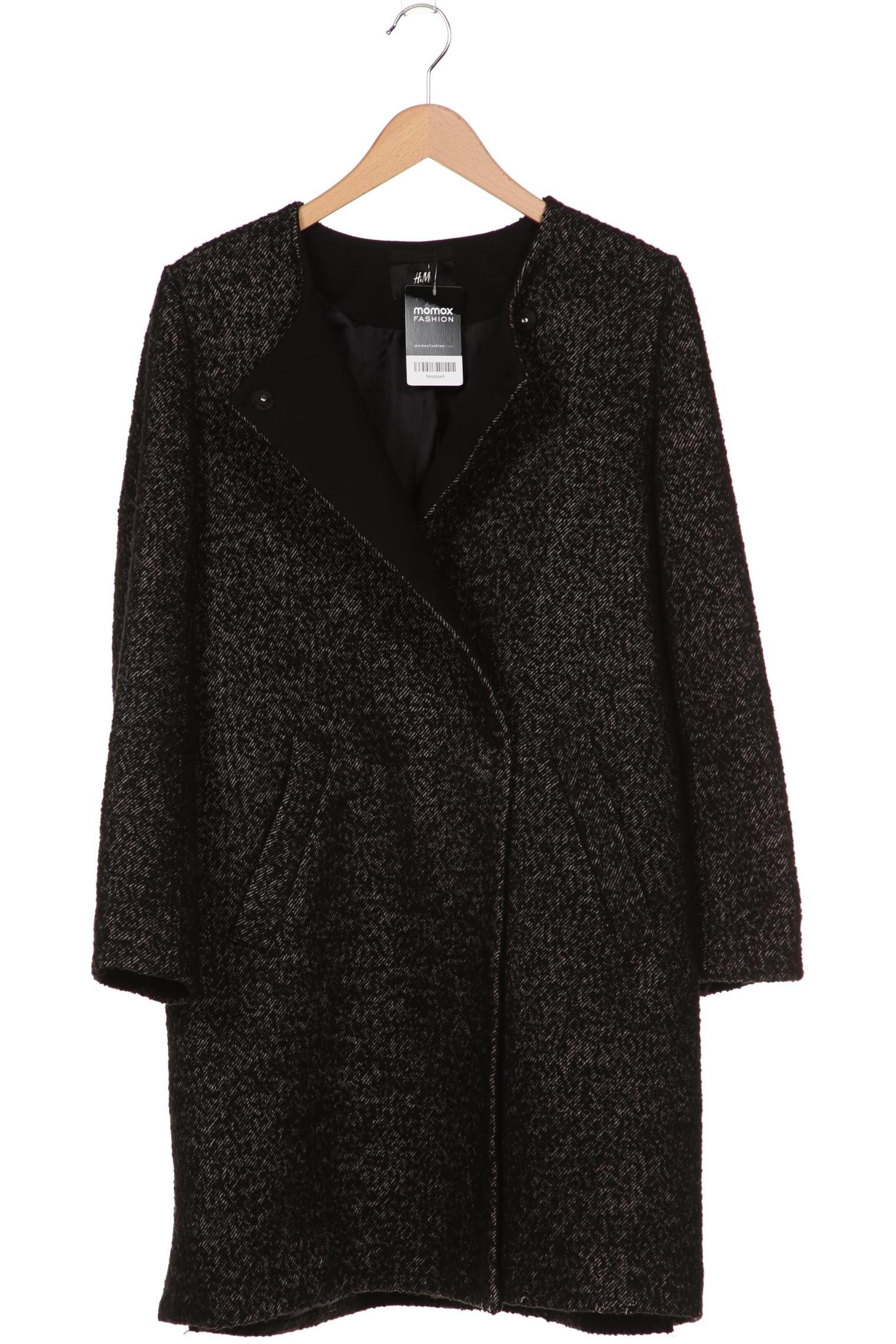 

H&M Damen Mantel, schwarz, Gr. 40