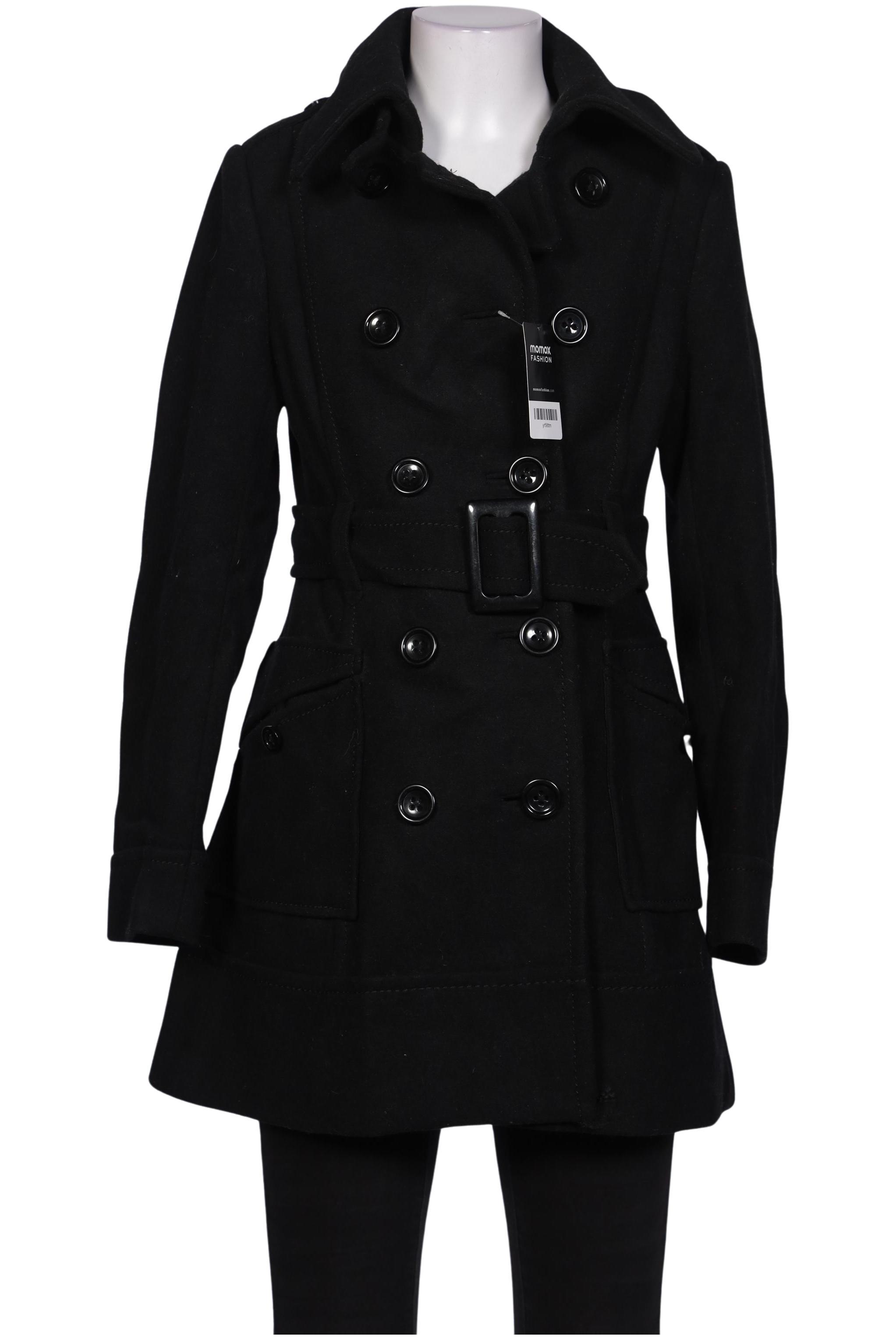 

H&M Damen Mantel, schwarz, Gr. 34