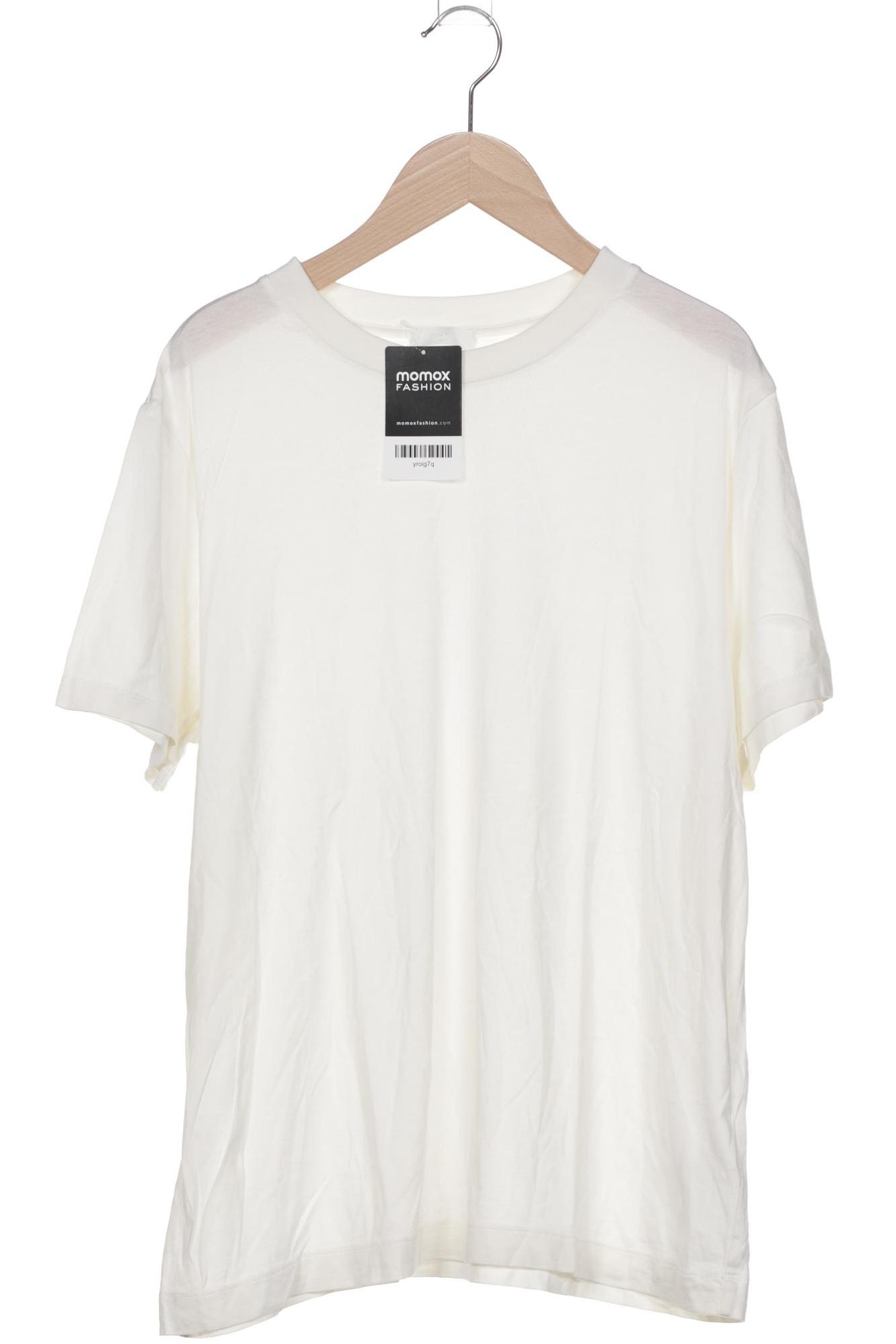 

H&M Damen T-Shirt, cremeweiß, Gr. 42