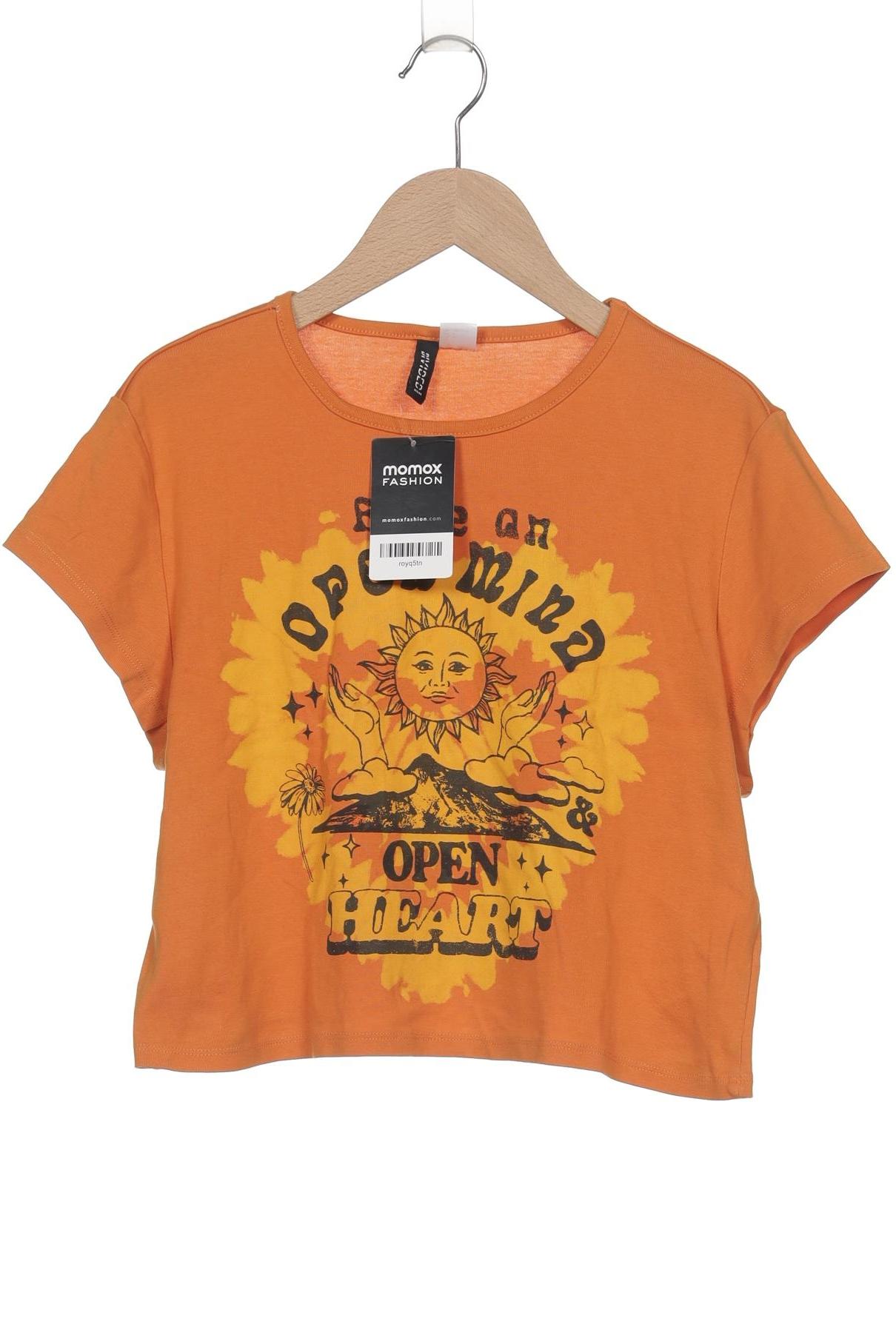 

H&M Damen T-Shirt, orange, Gr. 42