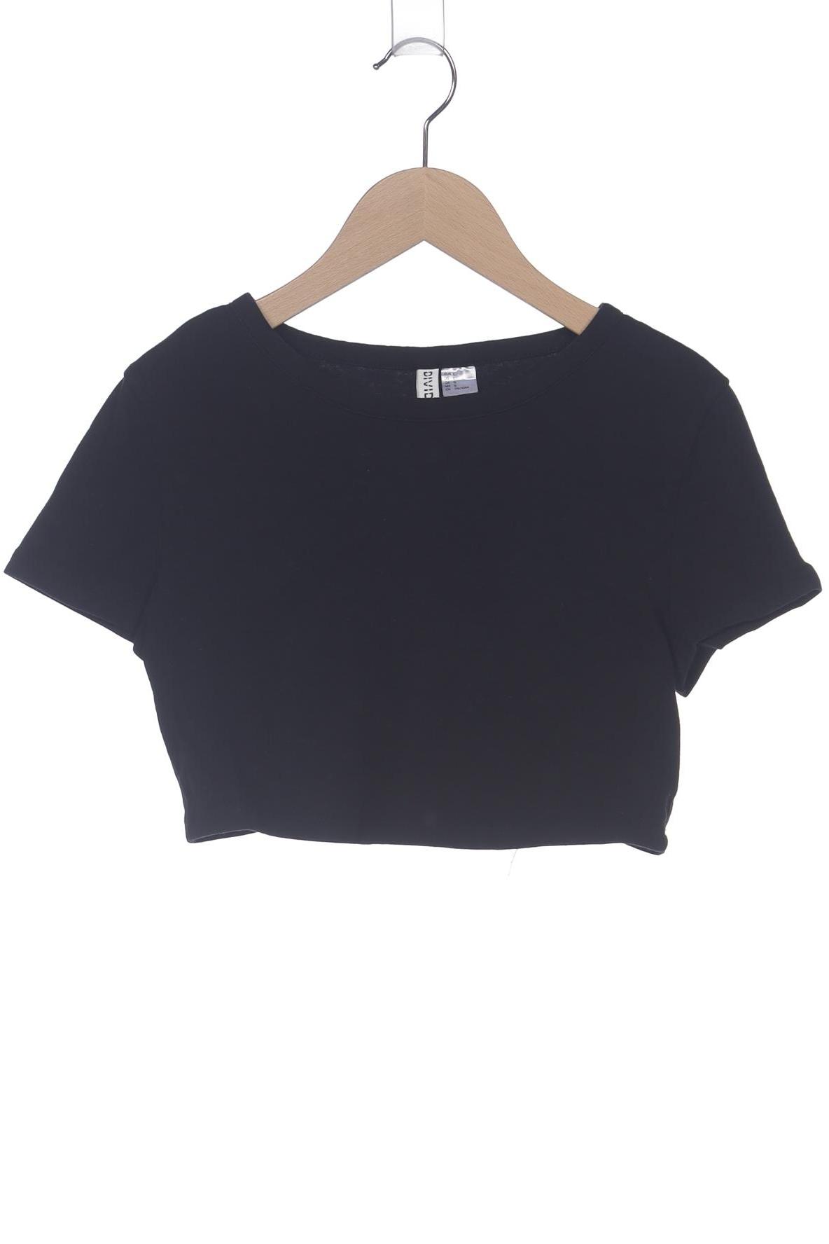 

H&M Damen T-Shirt, schwarz, Gr. 42