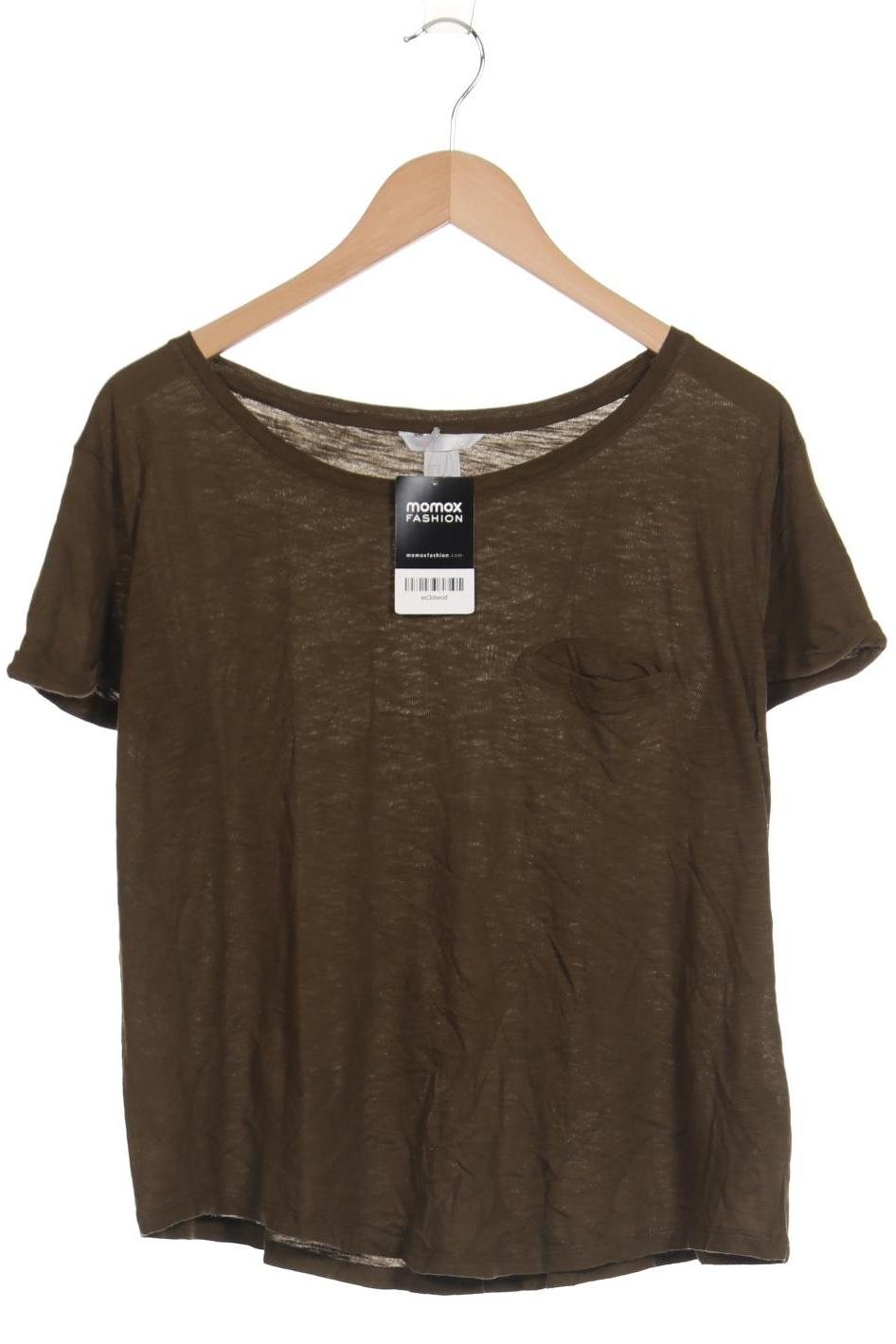 

H&M Damen T-Shirt, braun, Gr. 38