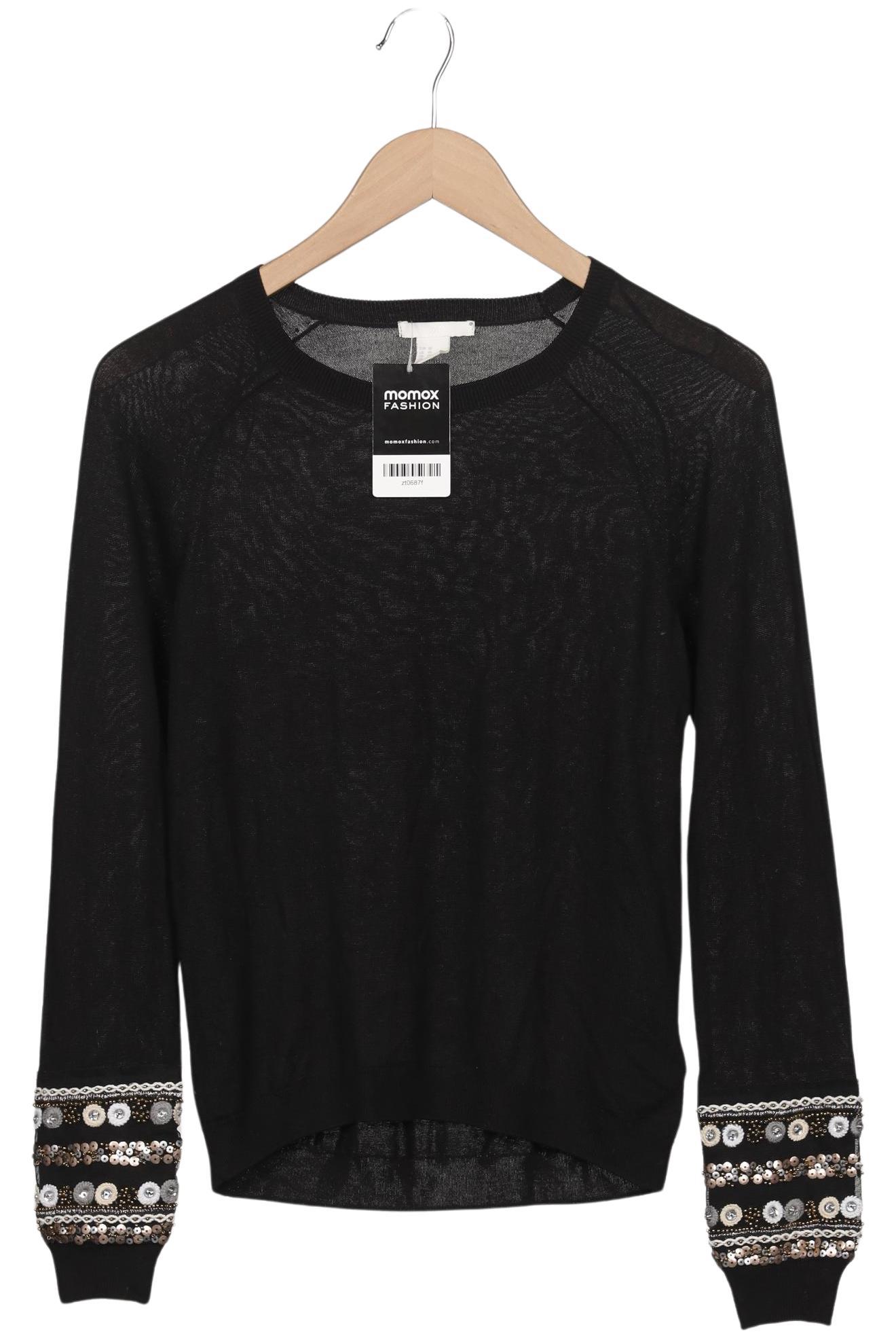 

H&M Damen Pullover, schwarz, Gr. 34
