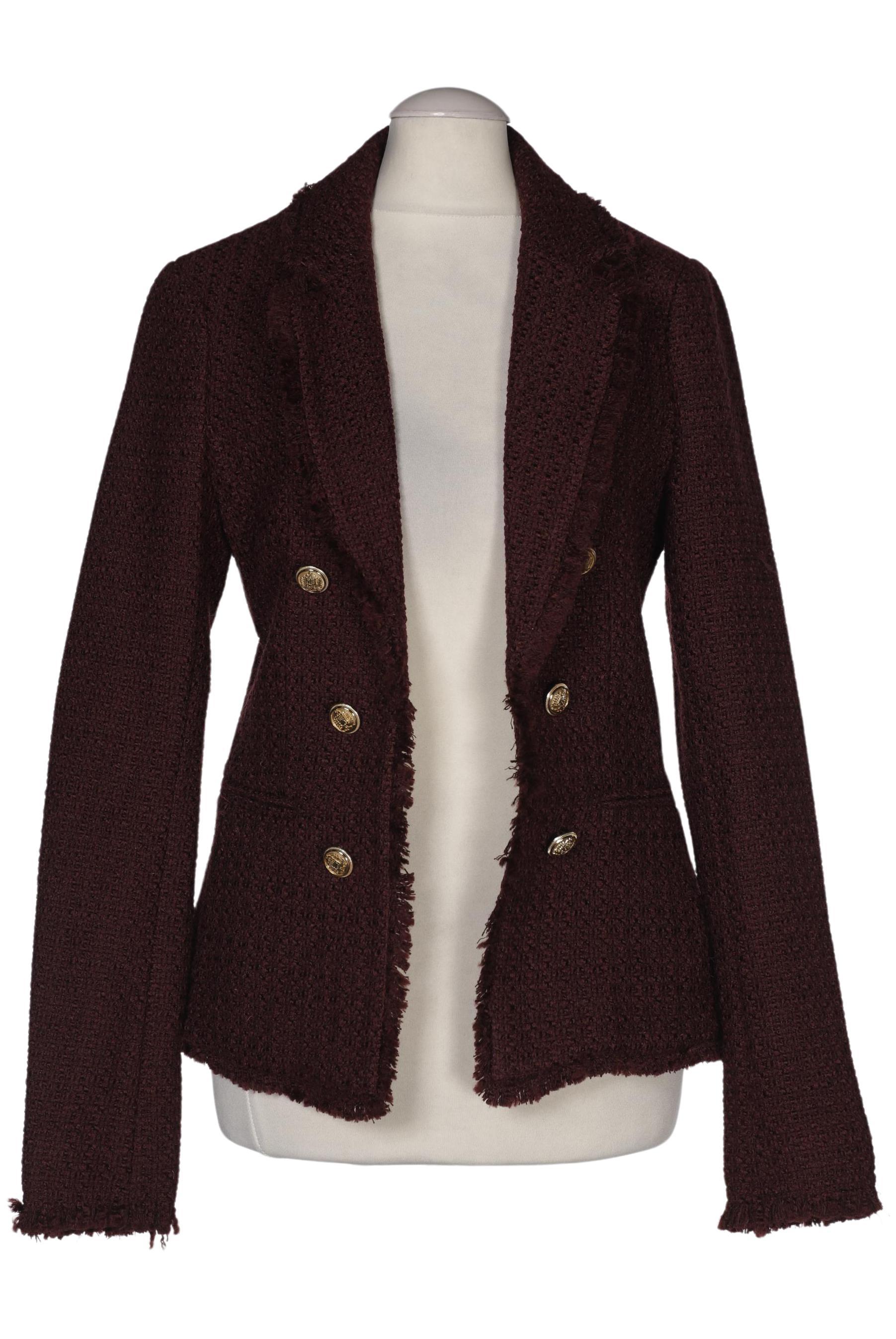 

H&M Damen Blazer, bordeaux, Gr. 32