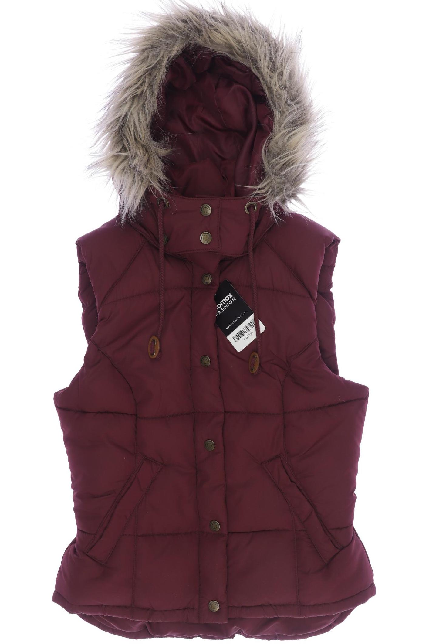 

H&M Damen Weste, bordeaux, Gr. 36