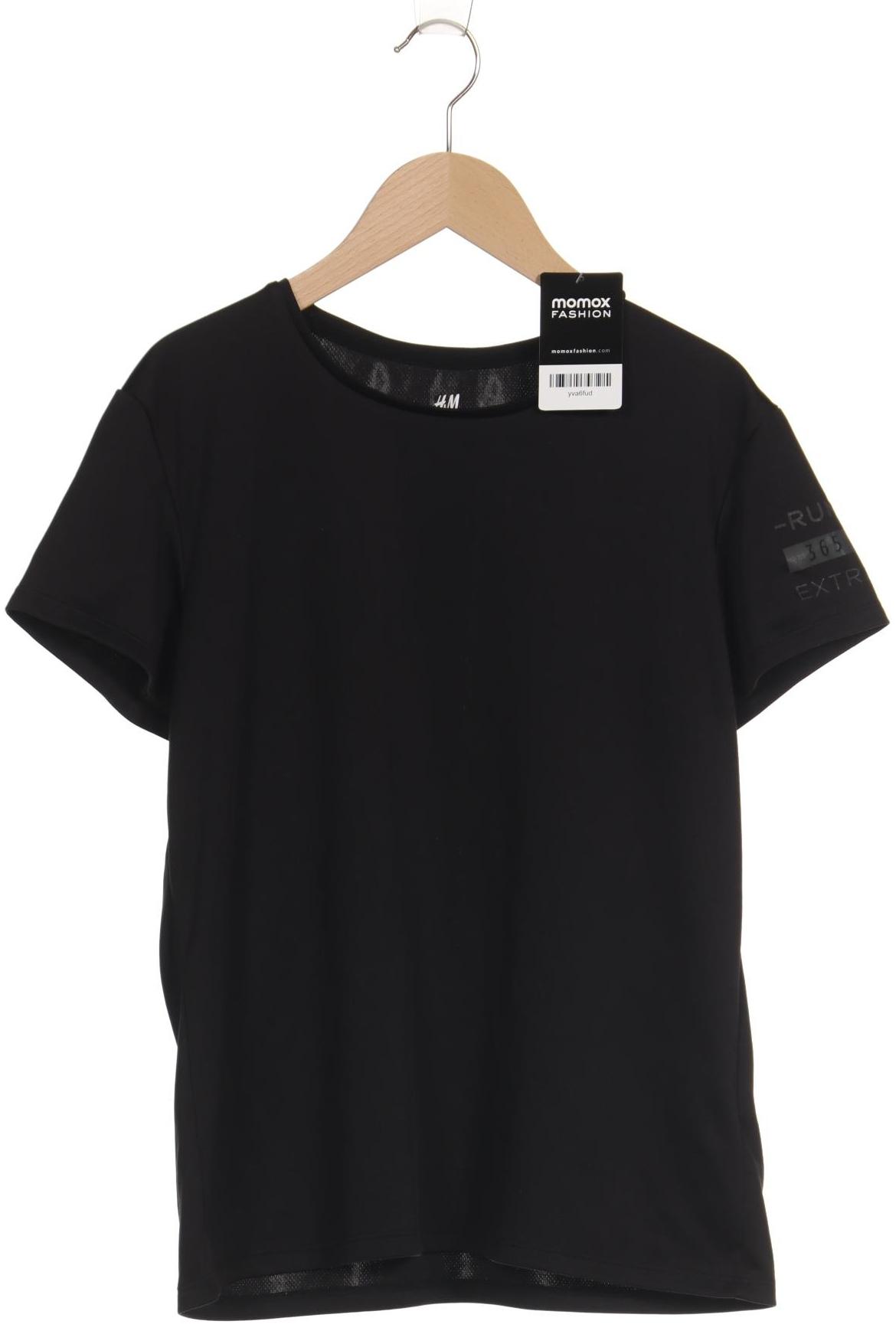 

H&M Damen T-Shirt, schwarz, Gr. 38