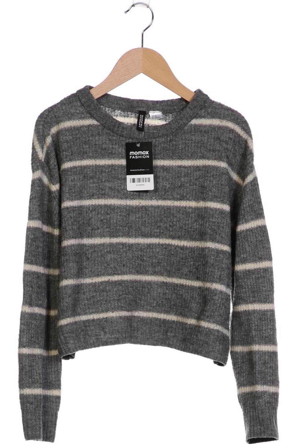 

H&M Damen Pullover, grau, Gr. 34