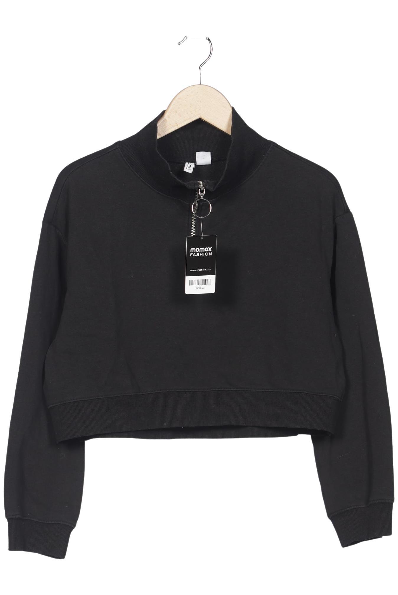 

H&M Damen Sweatshirt, schwarz, Gr. 36