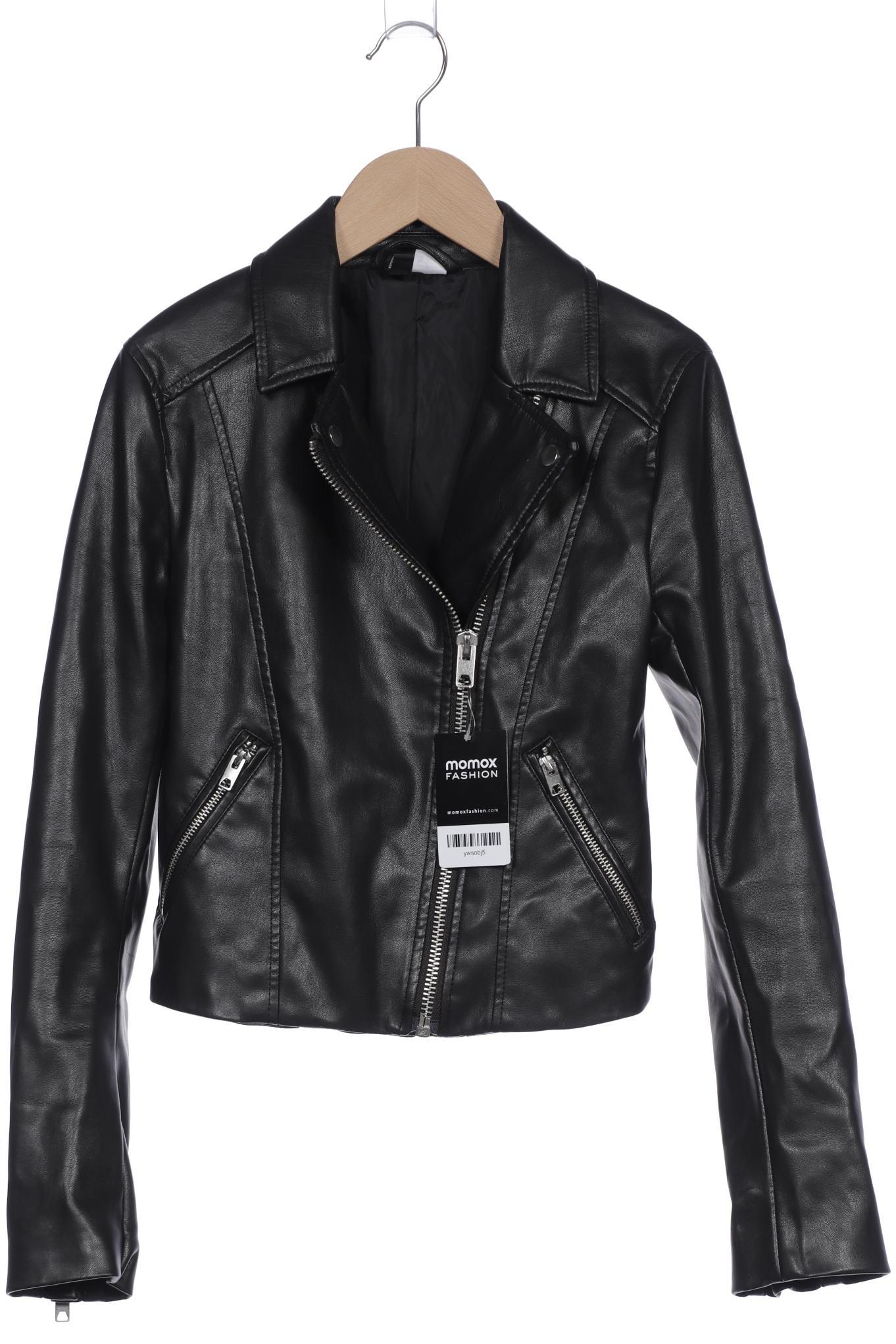 

H&M Damen Jacke, schwarz, Gr. 32