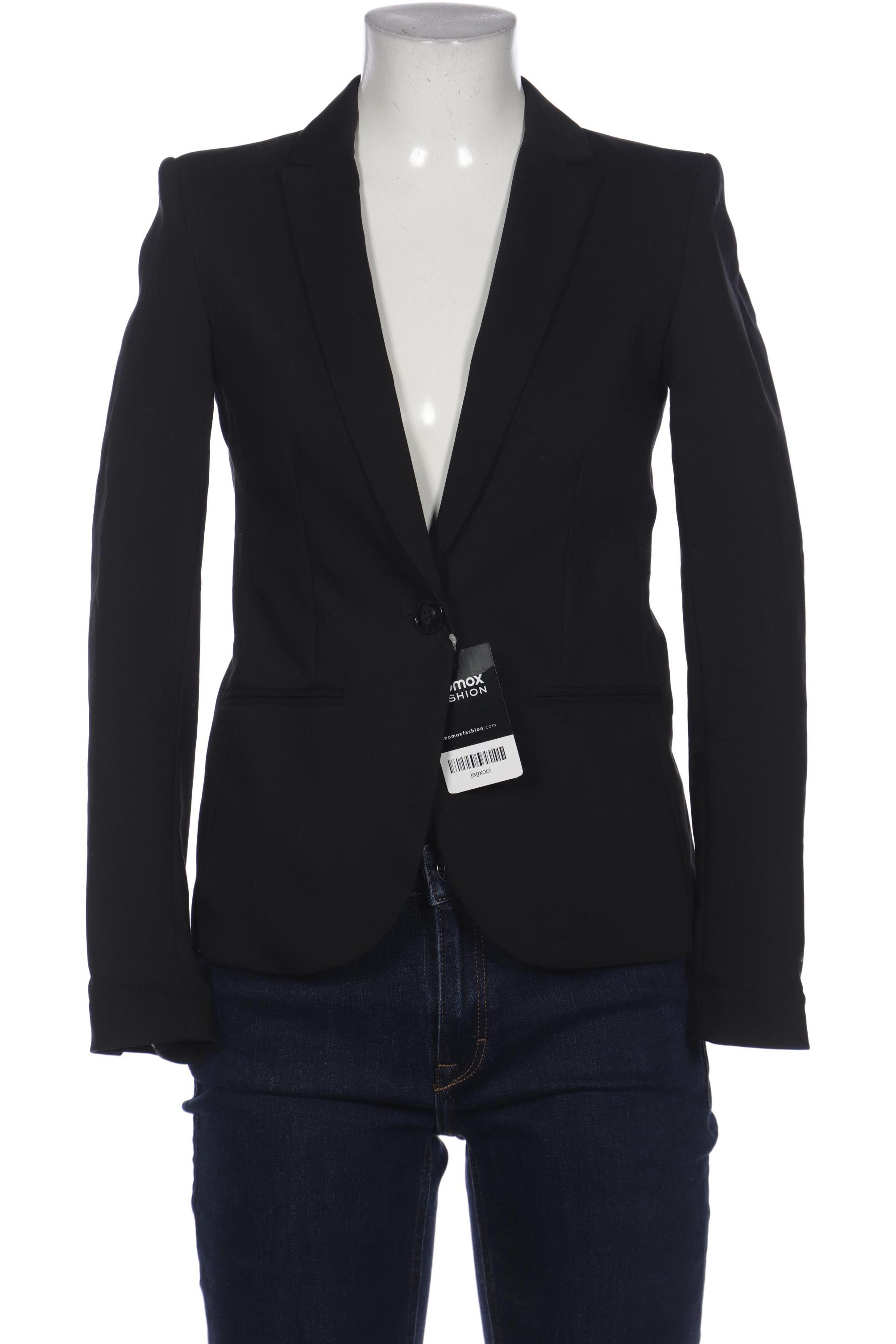 

H&M Damen Blazer, schwarz, Gr. 34