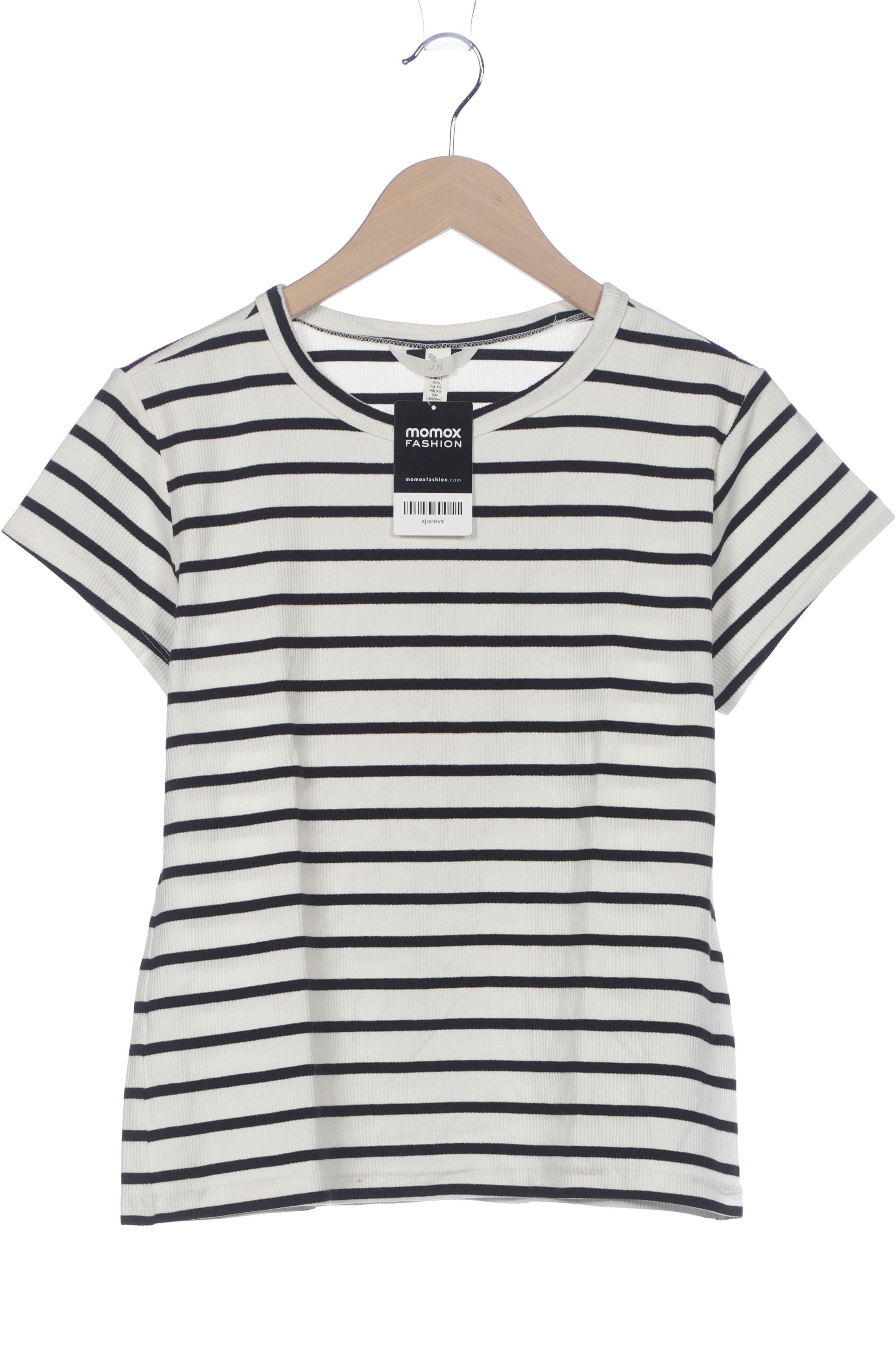 

H&M Damen T-Shirt, weiß, Gr. 44