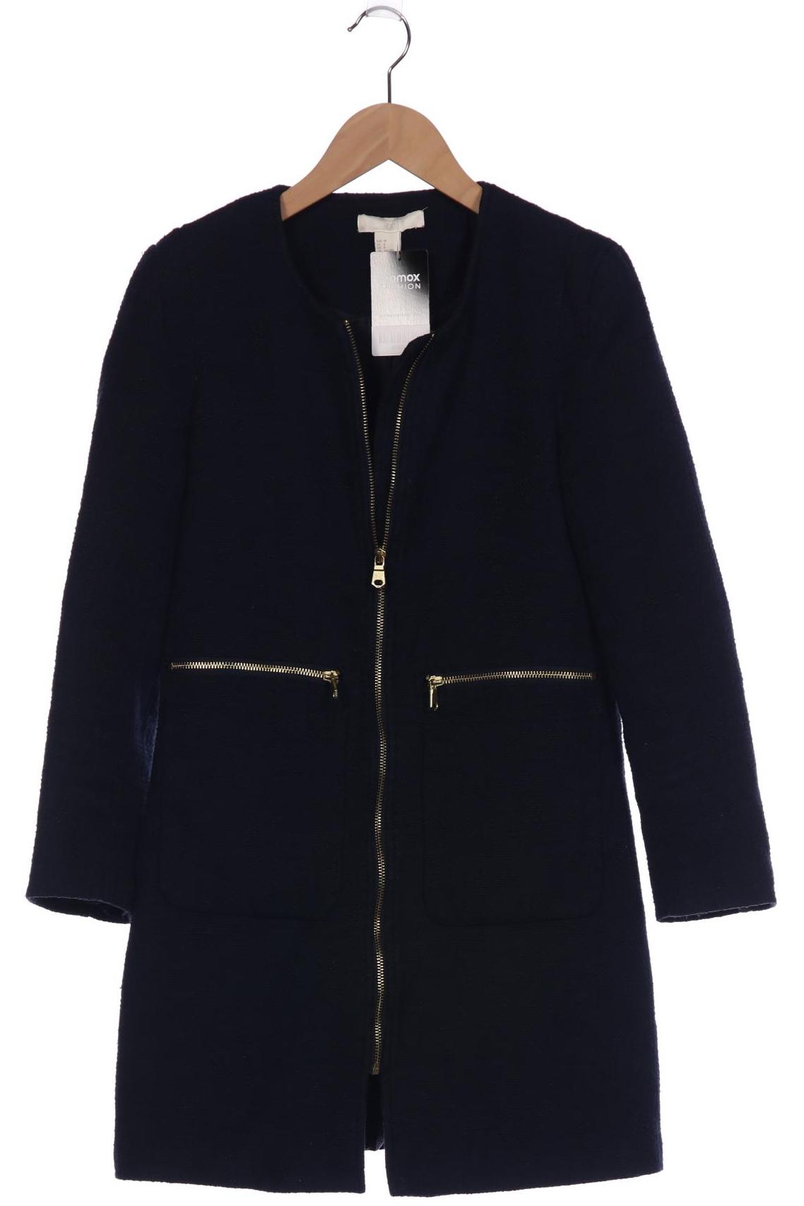 

H&M Damen Mantel, marineblau, Gr. 38