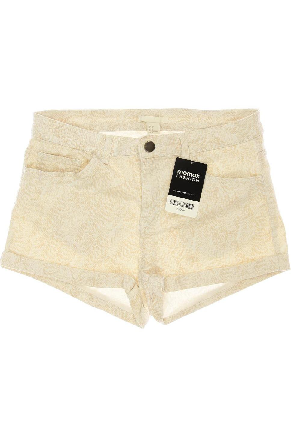 

H&M Damen Shorts, cremeweiß, Gr. 36
