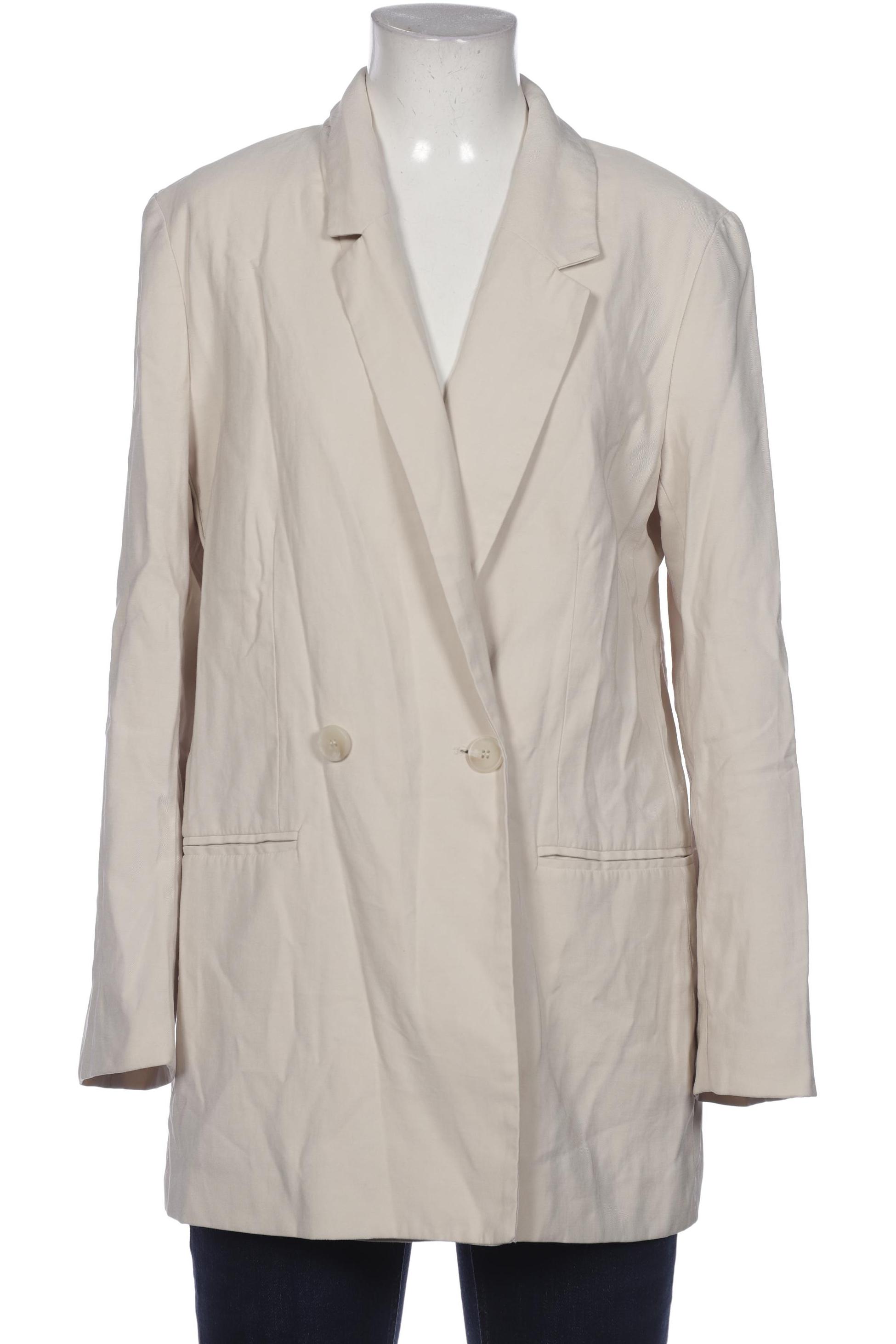 

H&M Damen Blazer, cremeweiß, Gr. 36