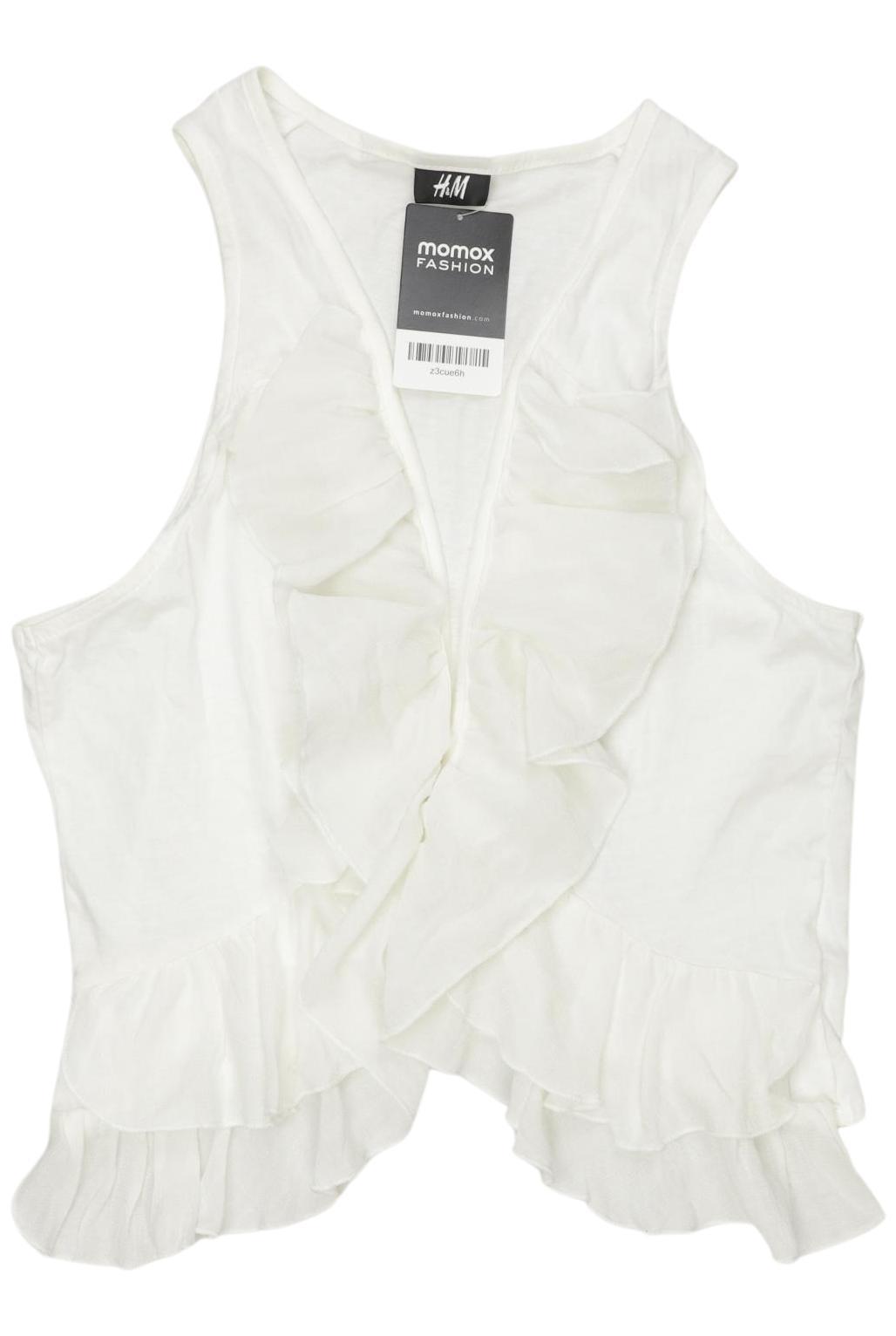 

H&M Damen Weste, weiß, Gr. 38