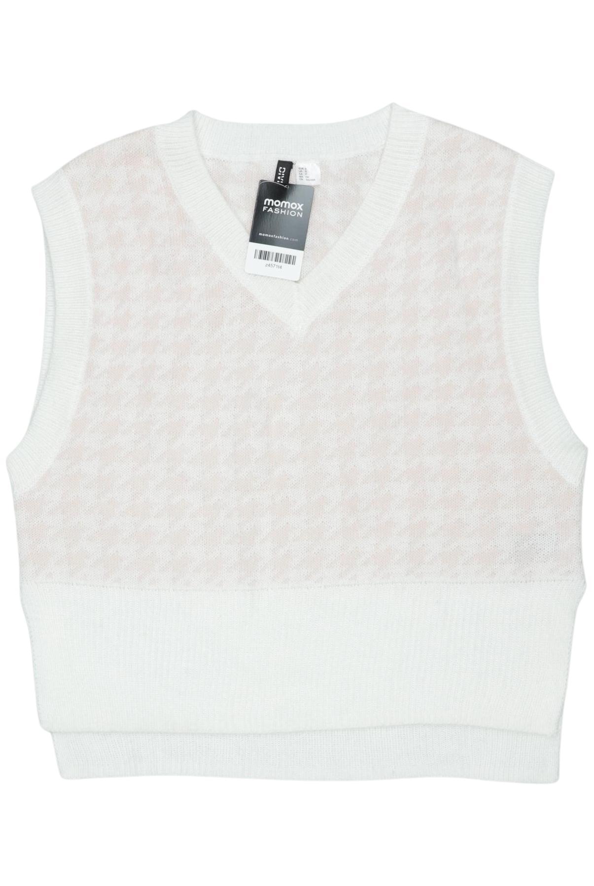 

H&M Damen Pullover, weiß, Gr. 36