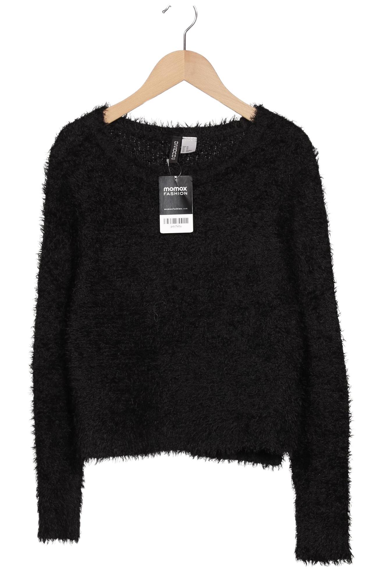 

H&M Damen Pullover, schwarz, Gr. 34