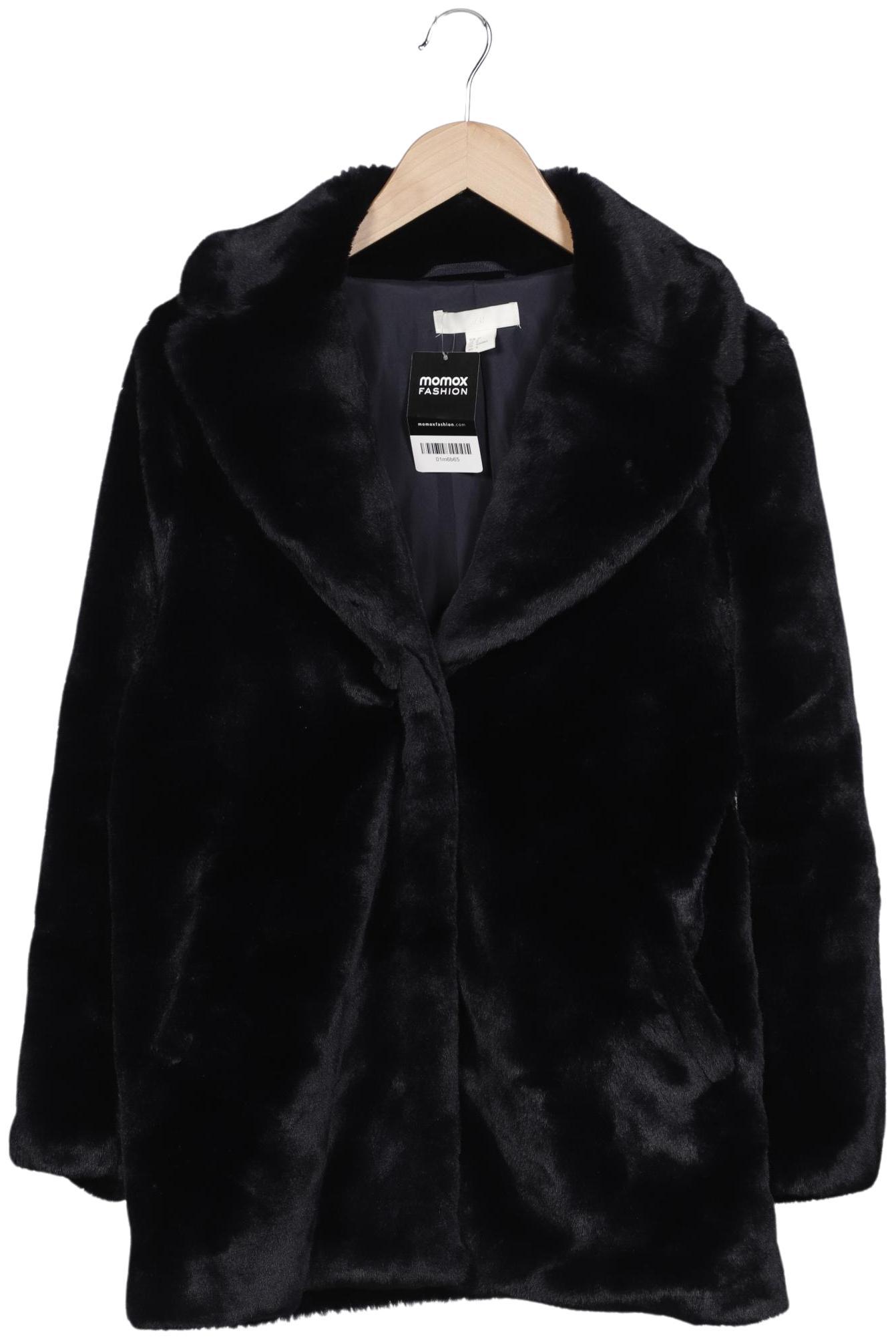 

H&M Damen Mantel, schwarz, Gr. 38