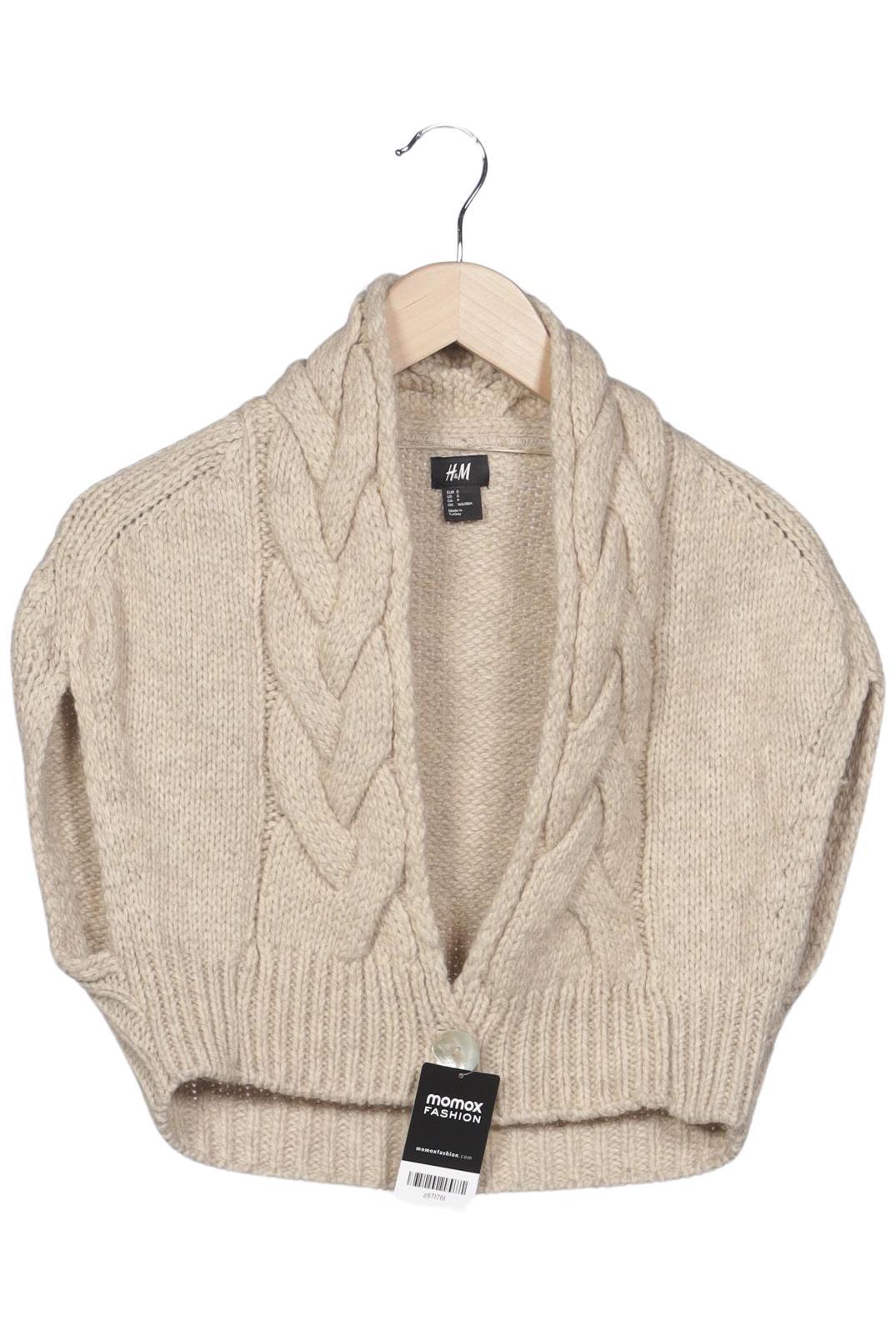 

H&M Damen Strickjacke, beige, Gr. 36