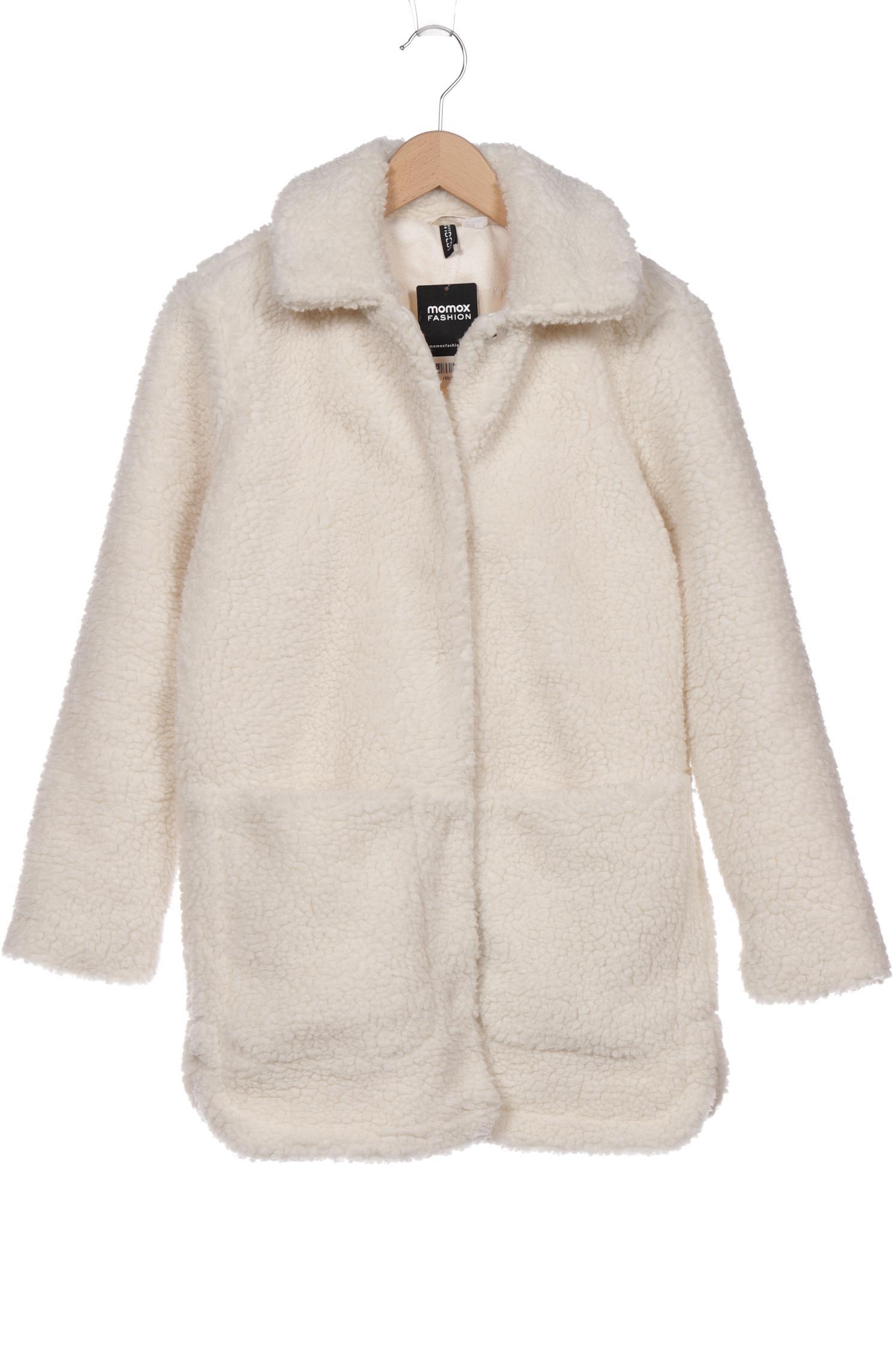 

H&M Damen Mantel, cremeweiß, Gr. 34