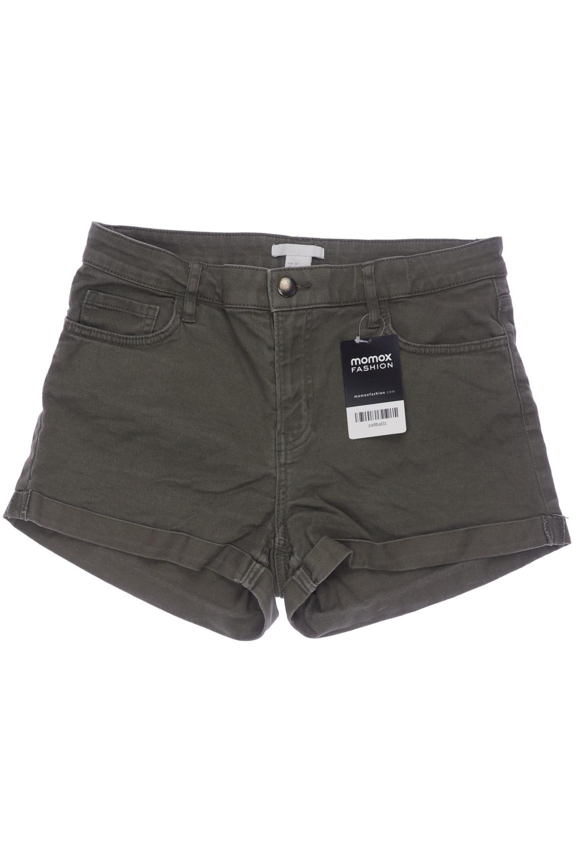 

H&M Damen Shorts, grün, Gr. 38