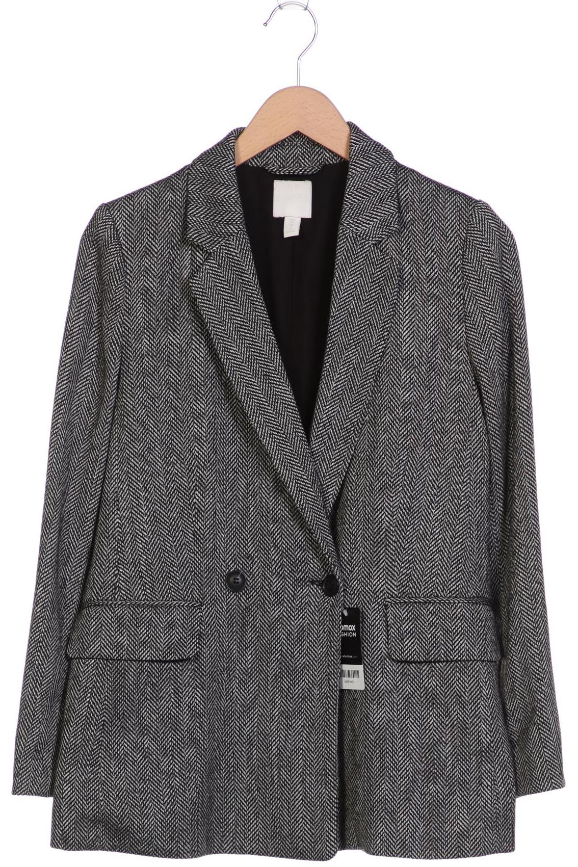 

H&M Damen Blazer, schwarz, Gr. 38